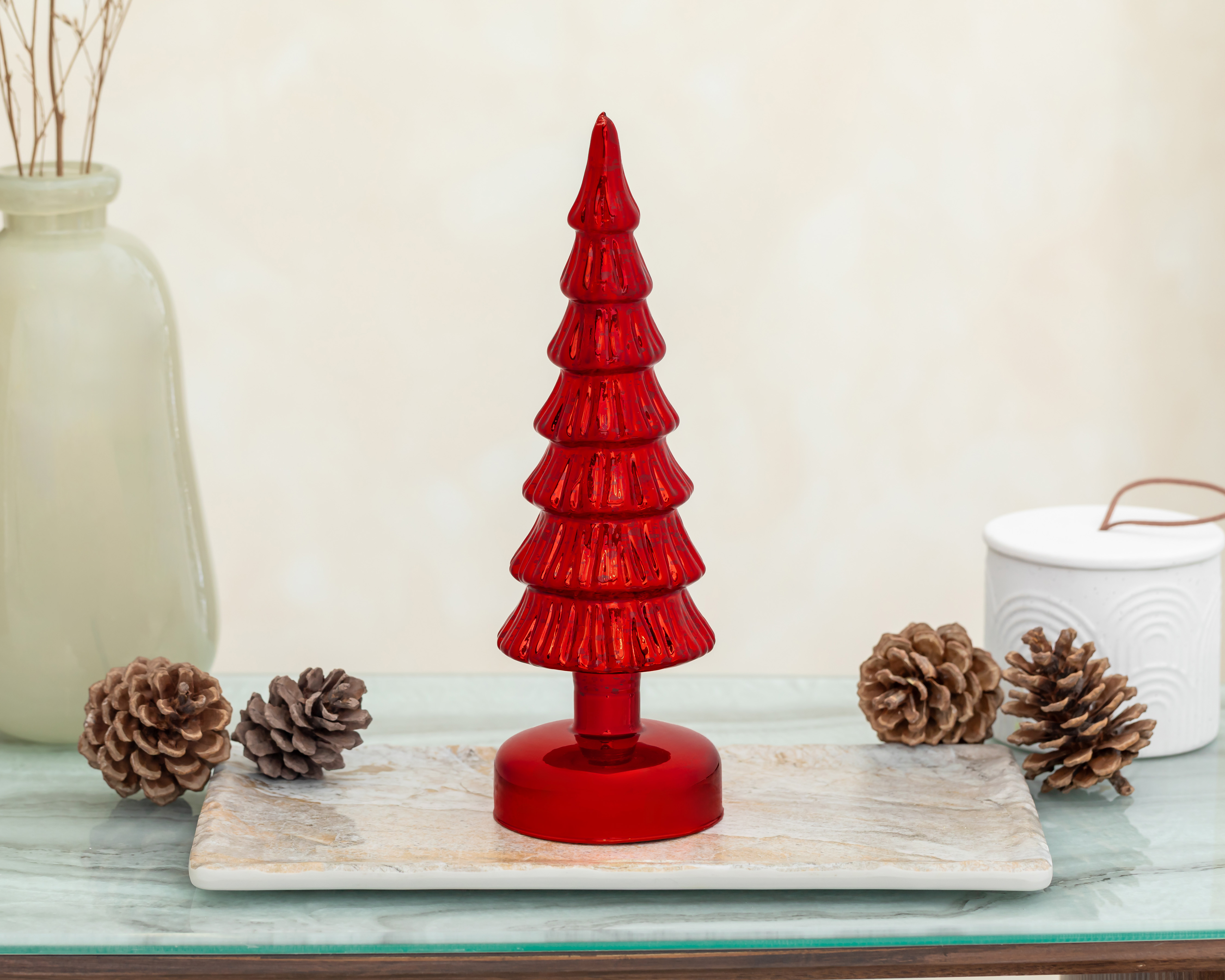 Foto 5 pulgar | Foto 4 | Árbol de Navidad Fancy Pine de Vidrio