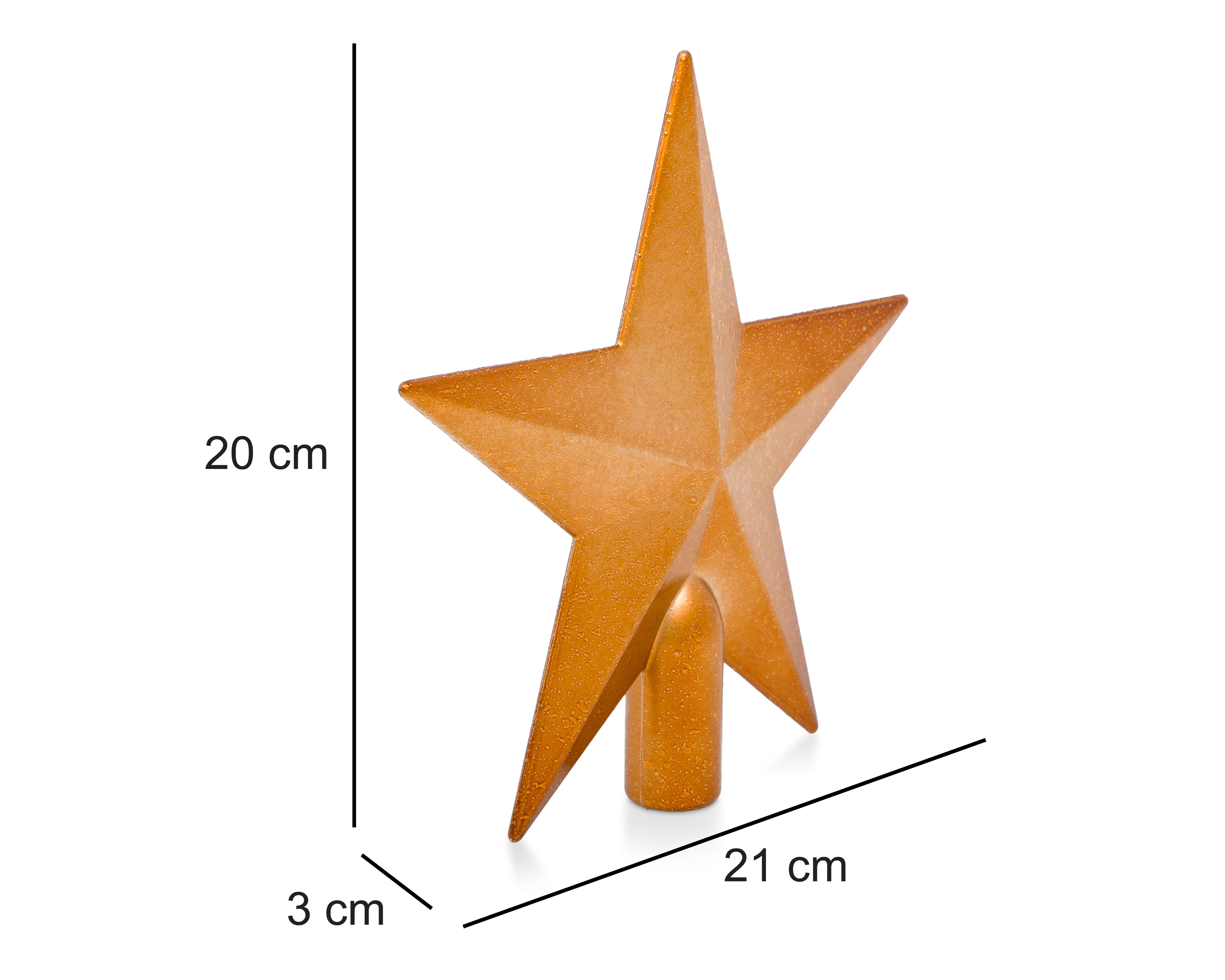 Foto 5 pulgar | Foto 4 | Accesorio para Árbol Starhaus Estrella Cobre