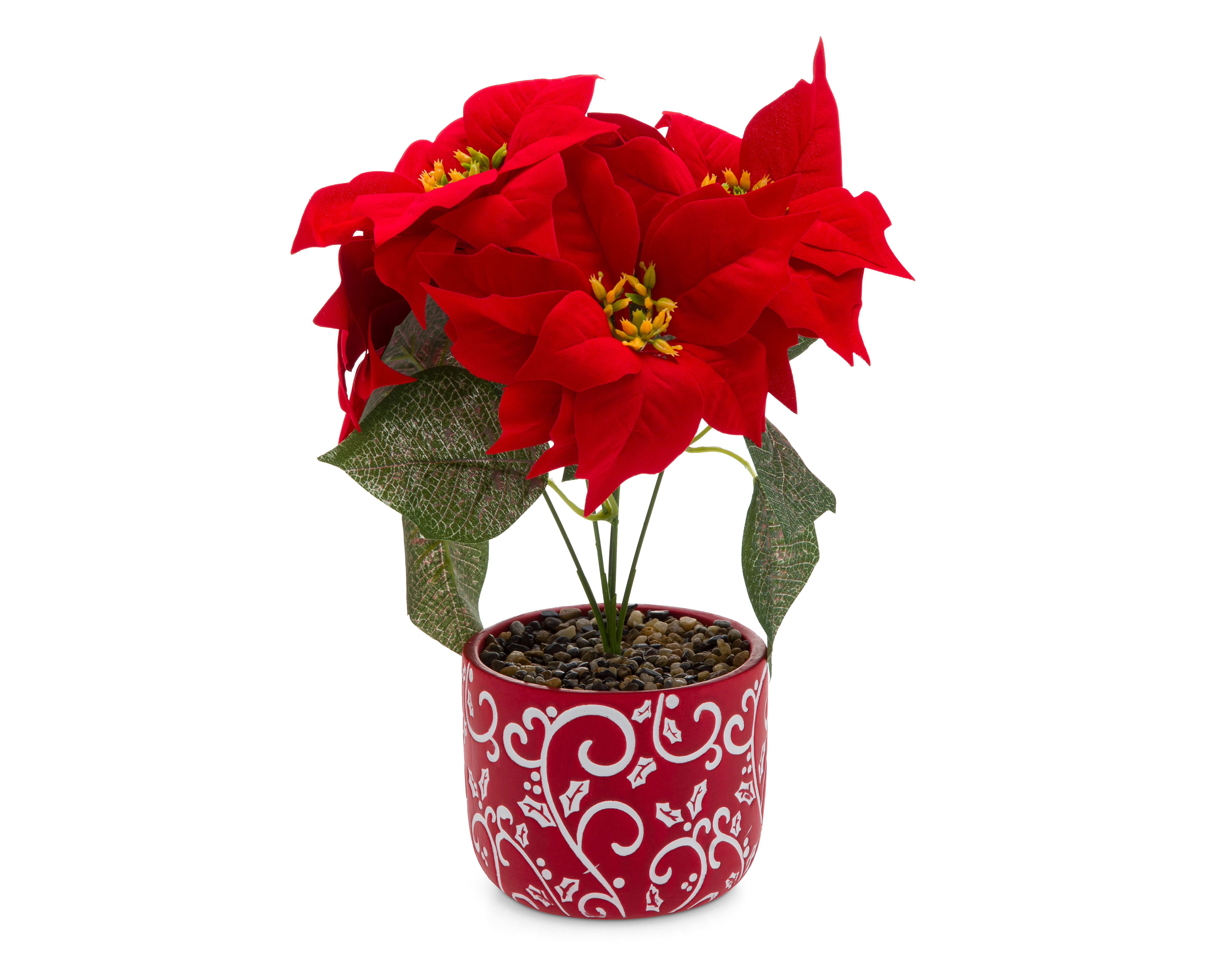 Foto 2 | Foto 2 | Nochebuena Artificial con Maceta Starhaus 30 cm