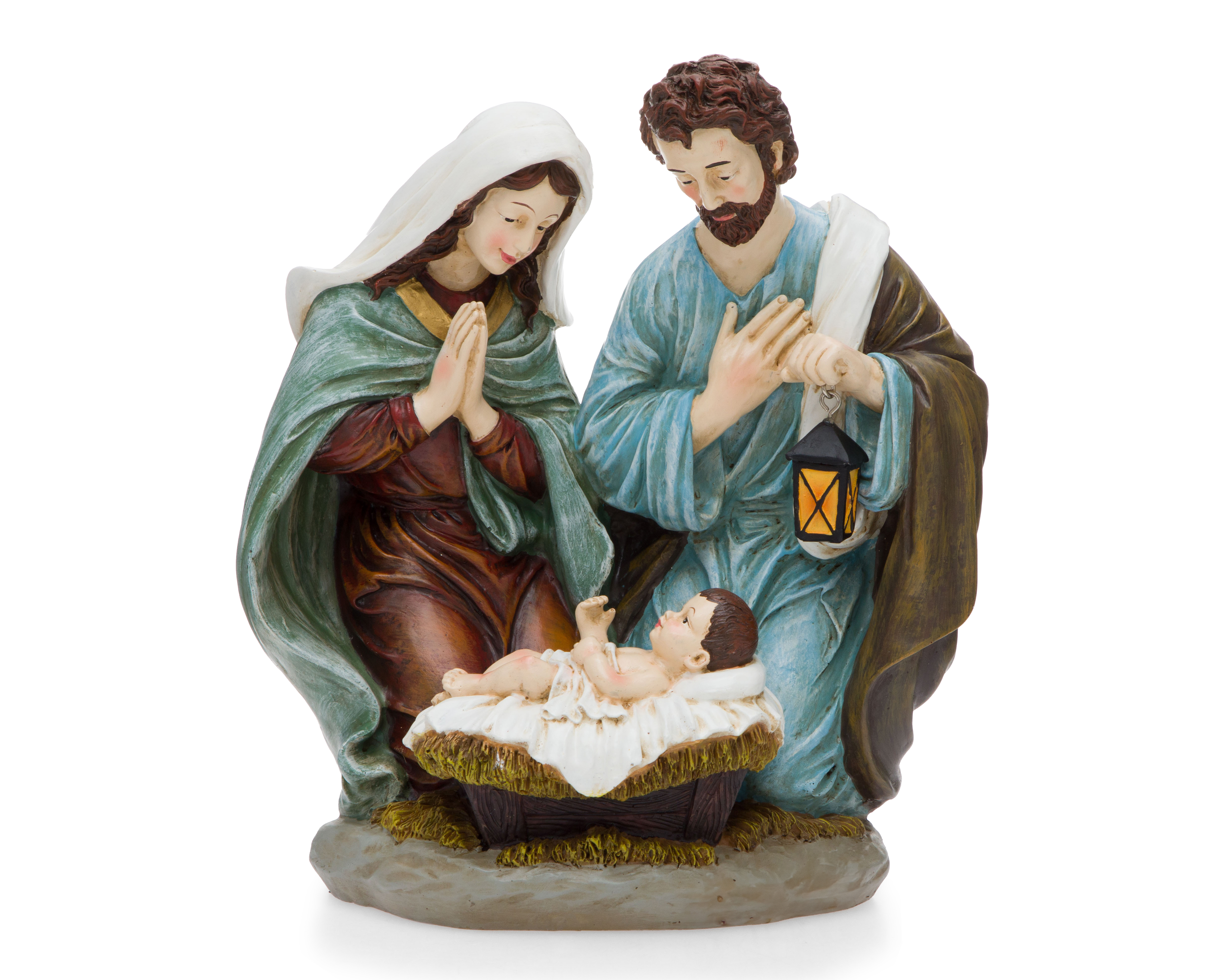 Escultura Decorativa de Navidad Nacimiento Jesús de Poliresina