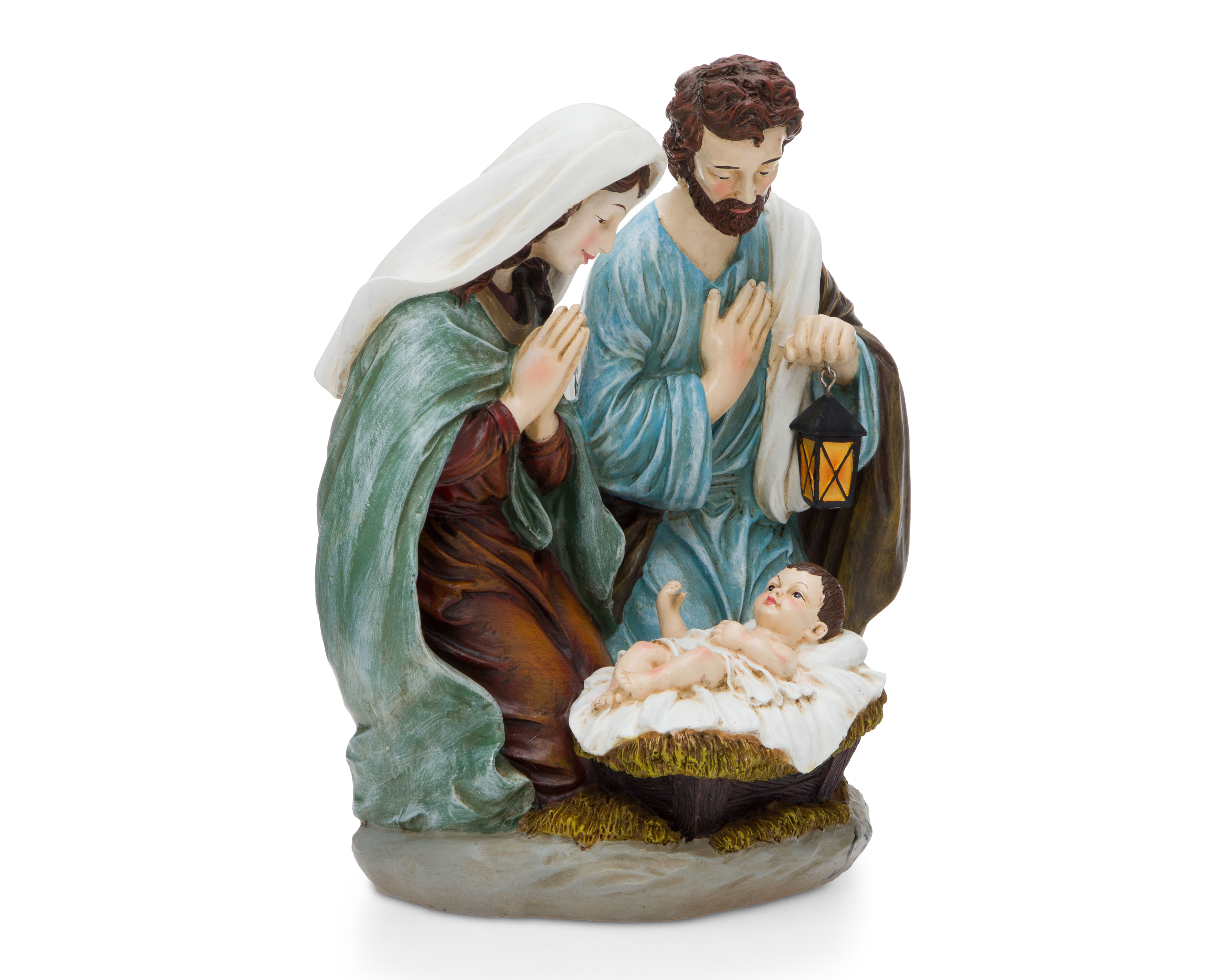 Foto 3 pulgar | Foto 2 | Escultura Decorativa de Navidad Nacimiento Jesús de Poliresina