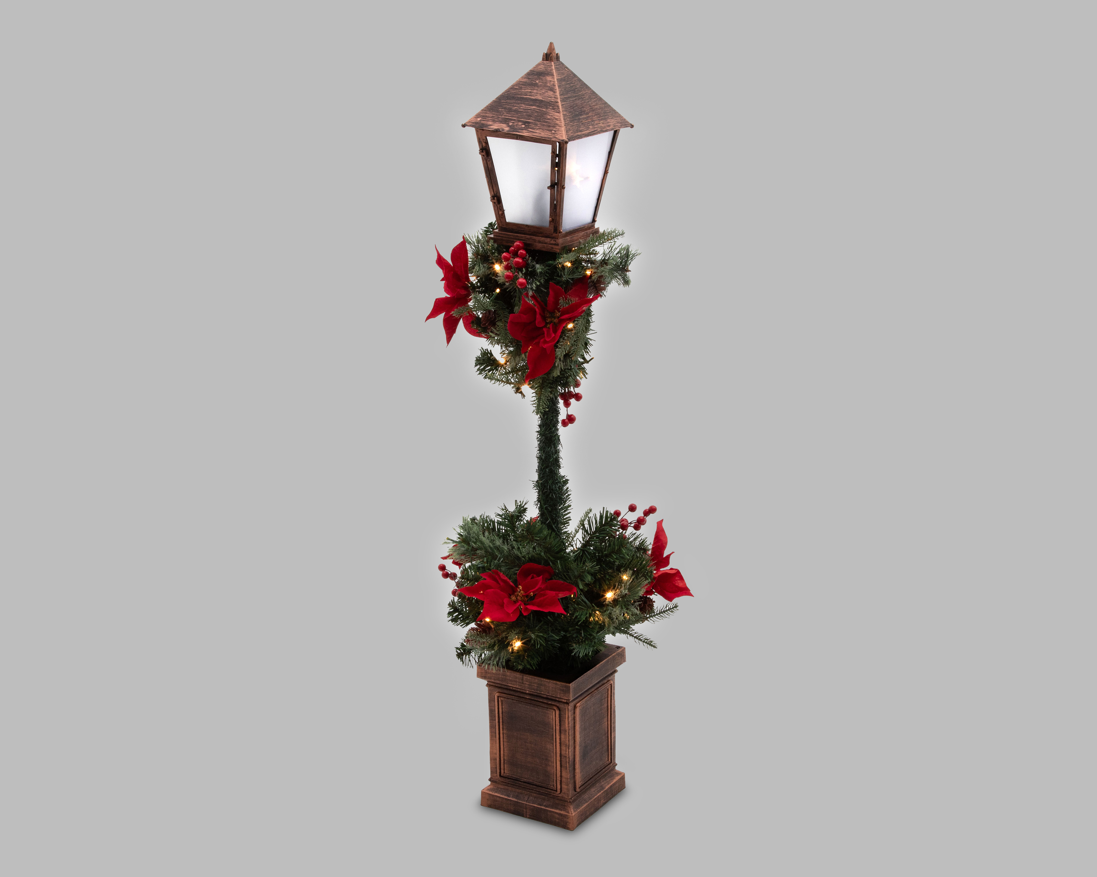 Foto 4 | Foto 4 | Figura Decorativa de Farol Navideño Farolina de Polipropileno