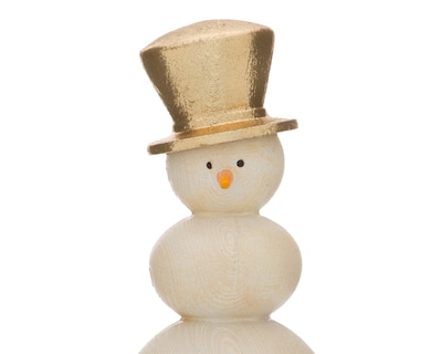 Foto 4 | Foto 4 | Figura Decorativa Navideña Hombre de Nieve de Resina