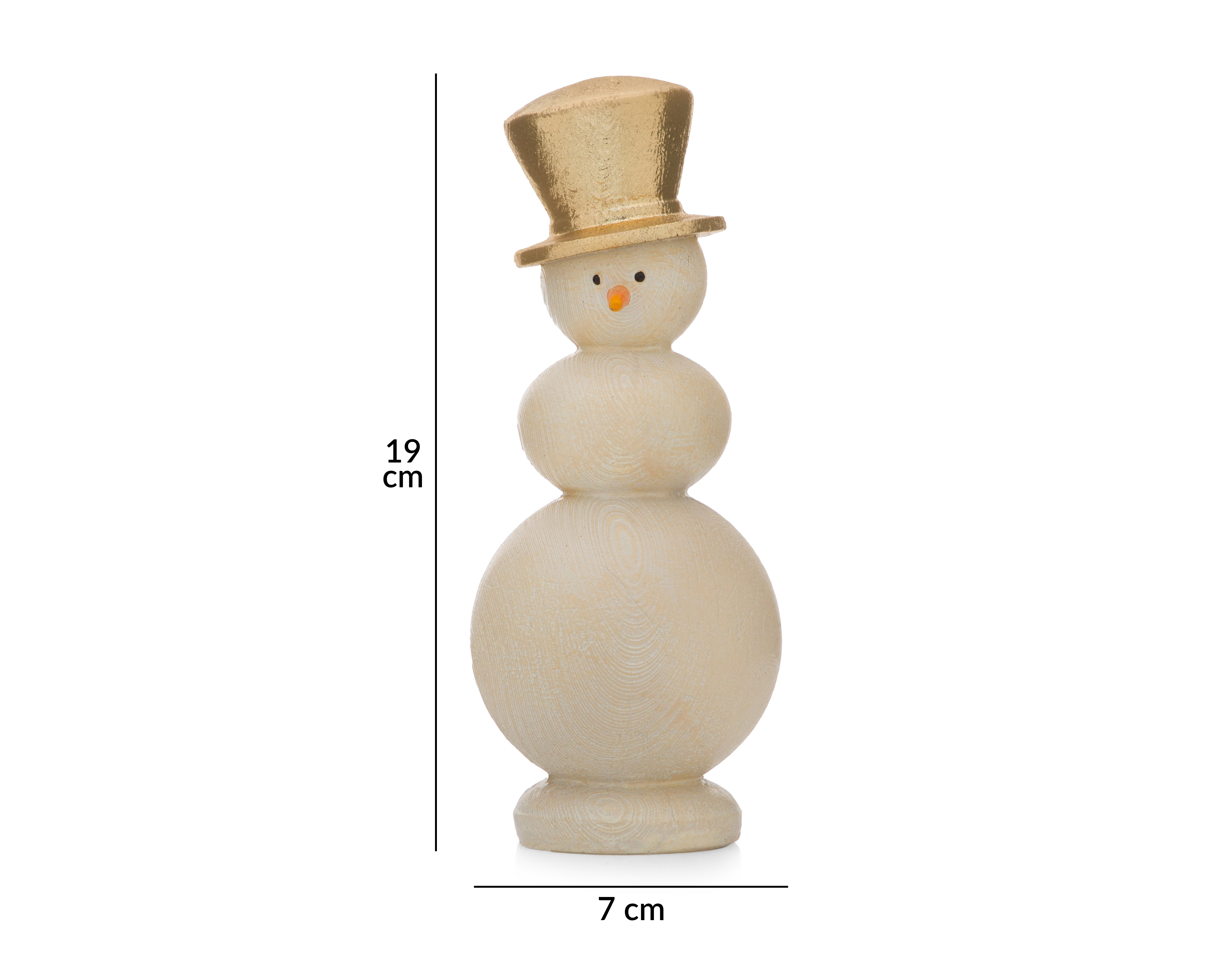 Foto 6 | Foto 6 | Figura Decorativa Navideña Hombre de Nieve de Resina