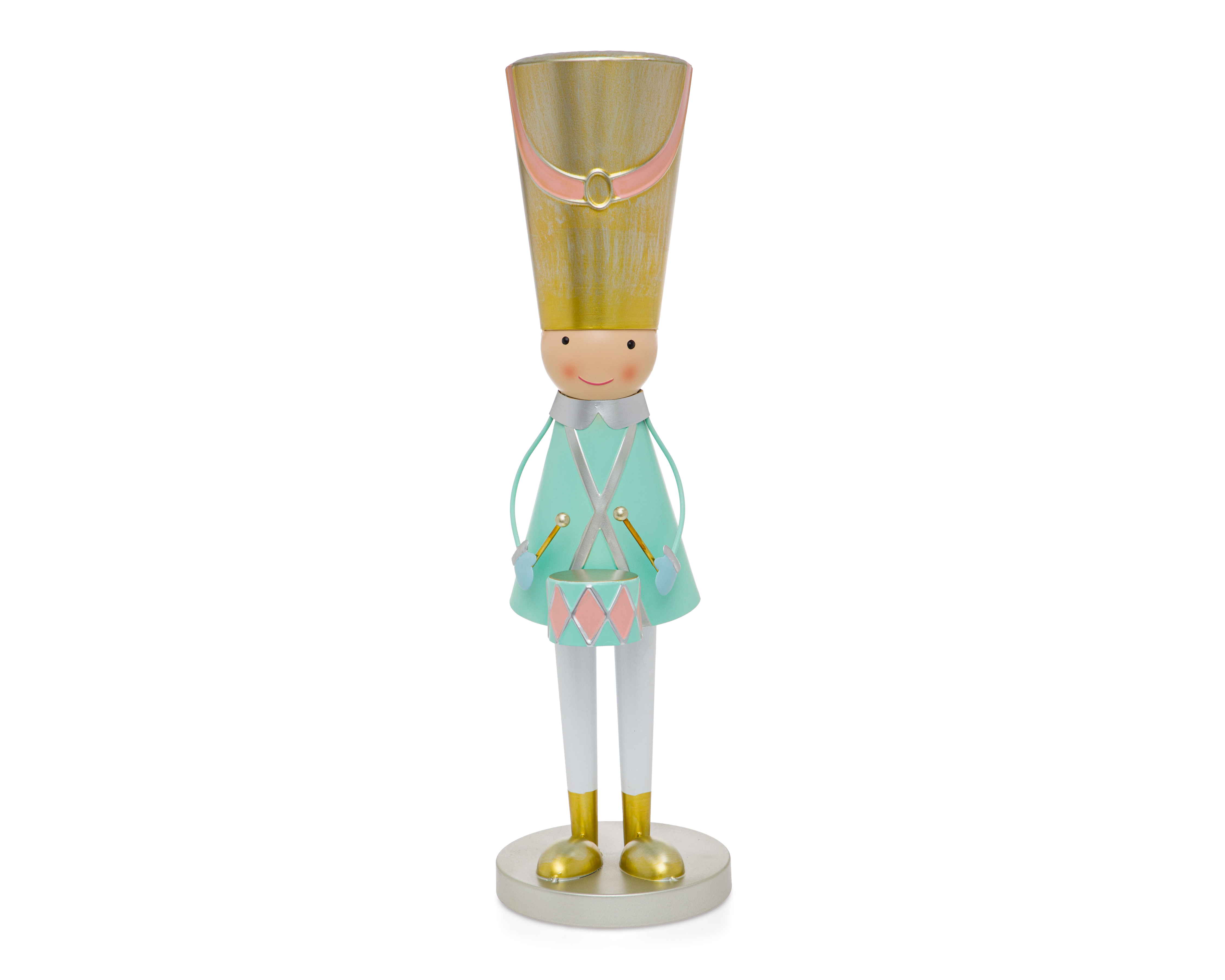 Foto 4 pulgar | Foto 3 | Figura Decorativa Soldado Navideña Pink Soldier de Cerámica