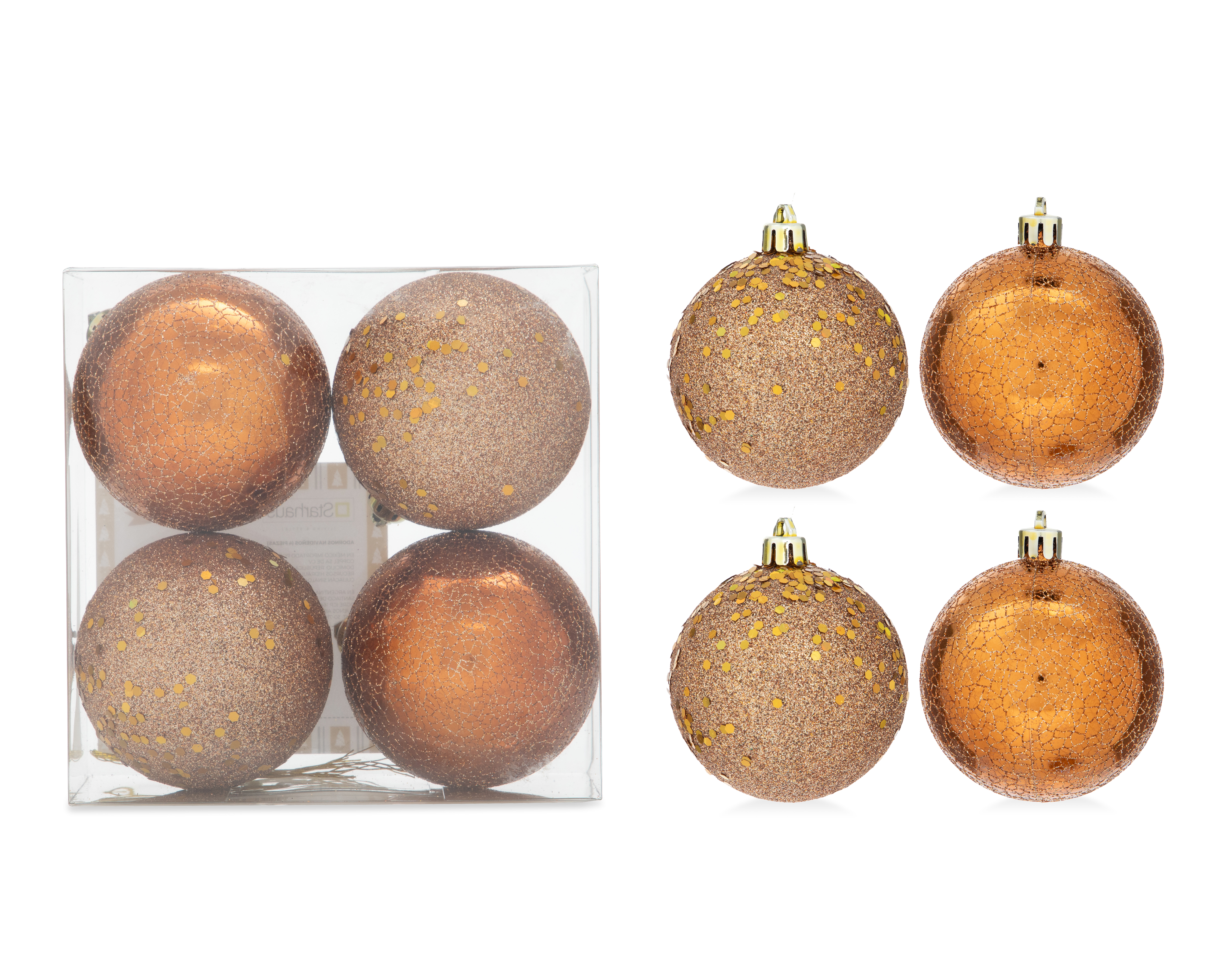 Esferas Navideñas Sonder 4 Piezas