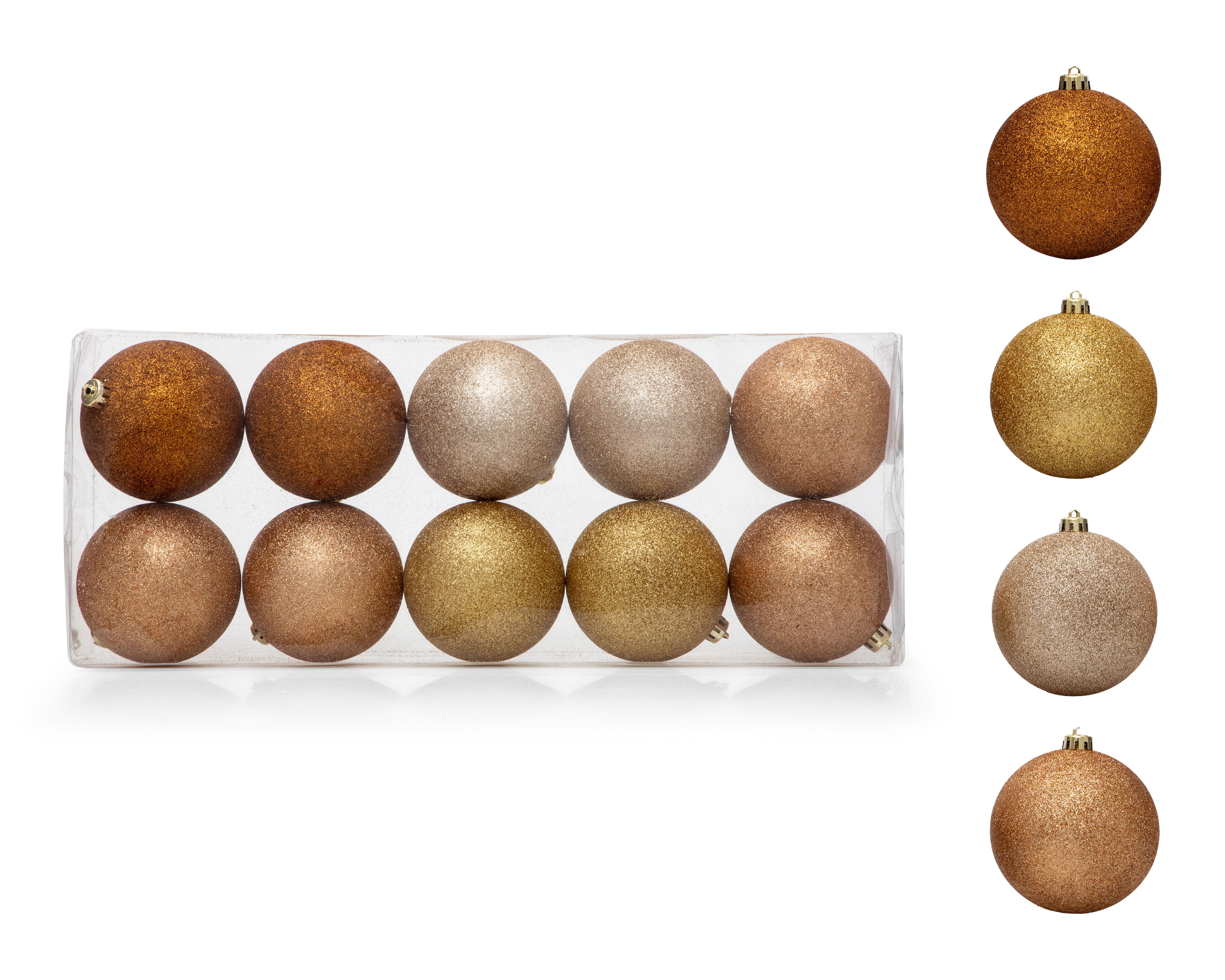 Esferas Navideñas Dinky 10 Piezas