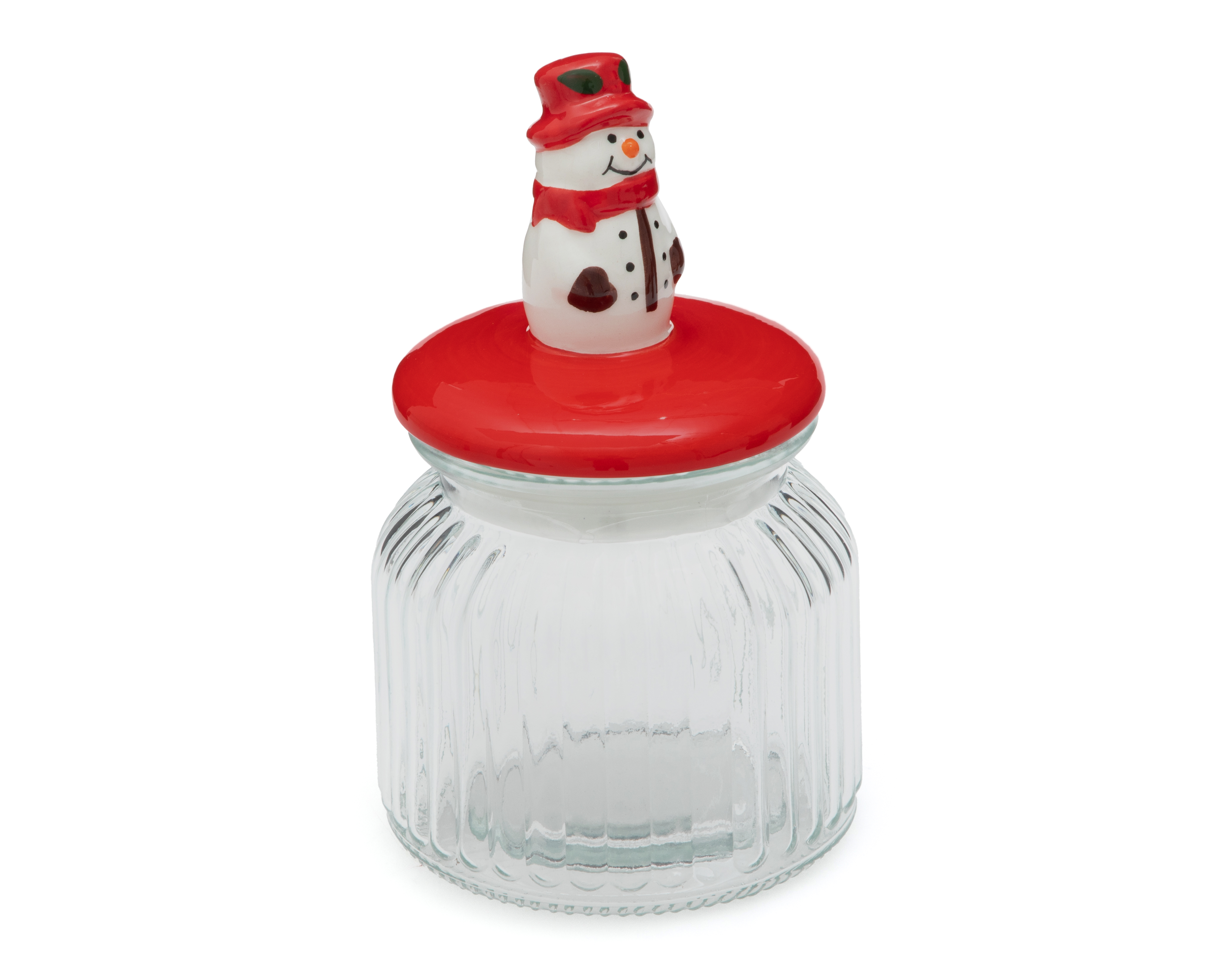 Frasco Decorativo de Navidad Carol de Vidrio