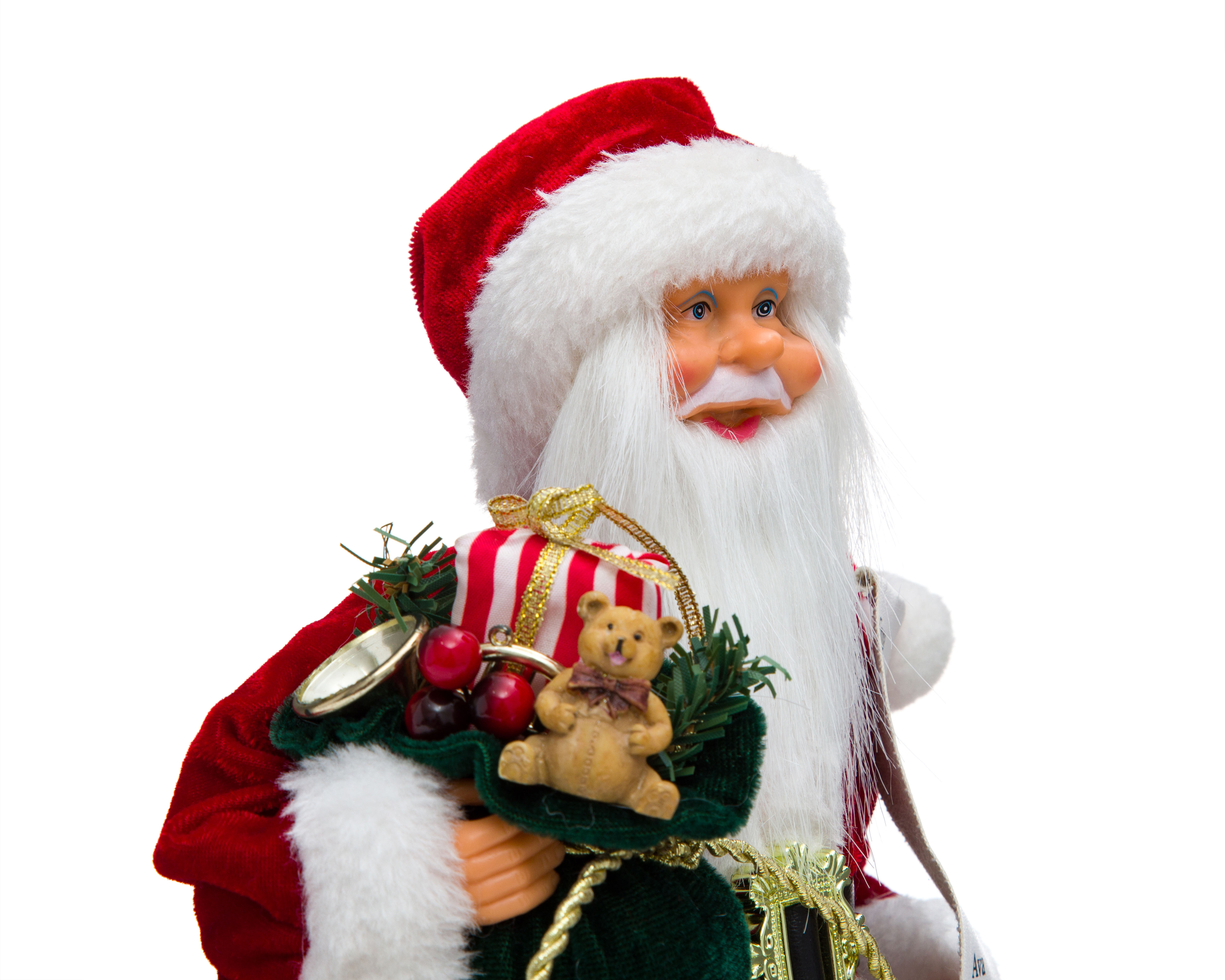 Foto 5 pulgar | Foto 4 | Figura de Papá Noel de Navidad Lista de Santa de Plástico