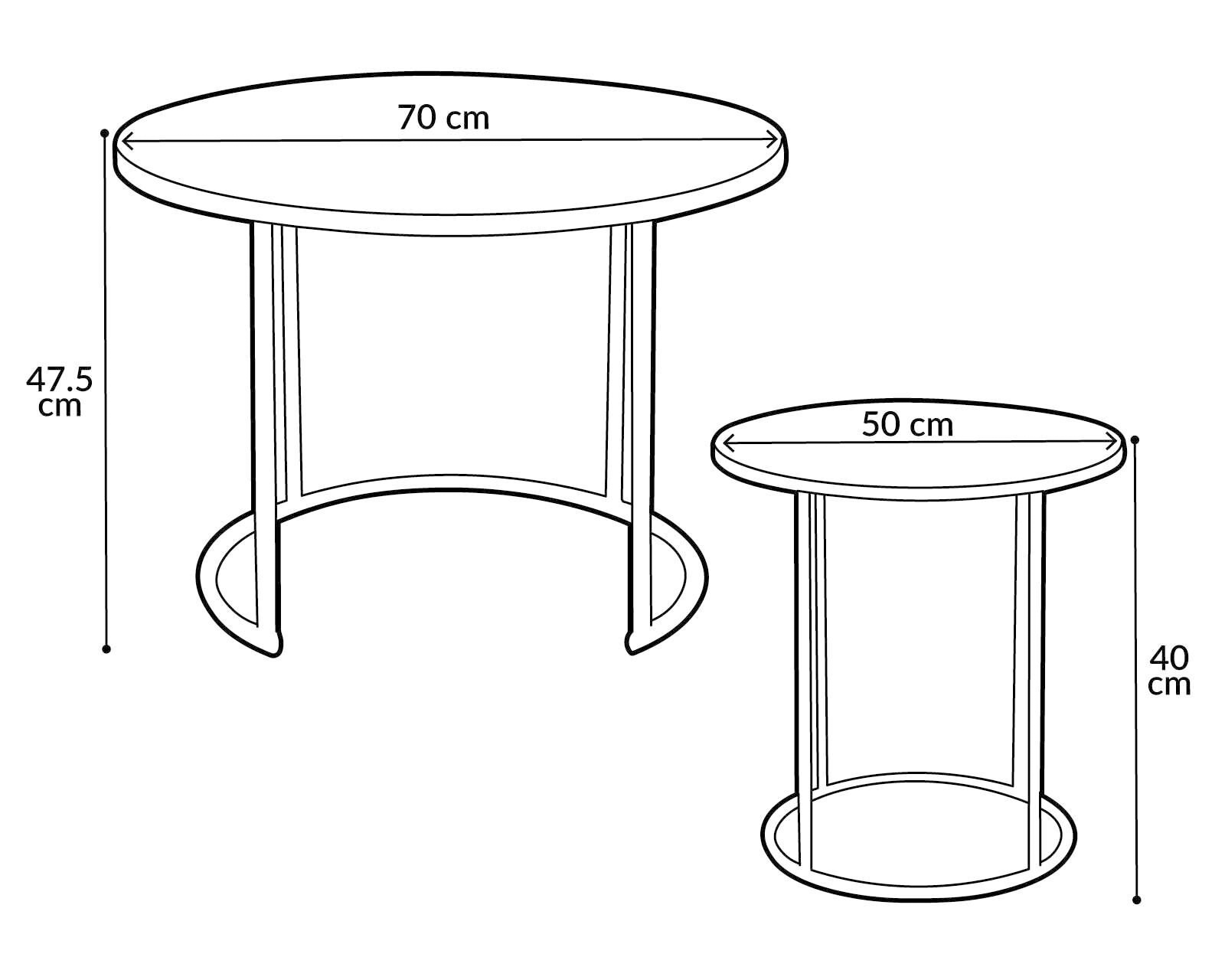 Foto 7 pulgar | Foto 6 | Set de Mesas Alice