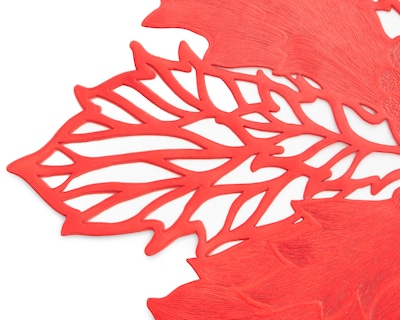 Foto 3 | Foto 3 | Mantel Individual Rojo Starhaus Red Frost 5 Piezas