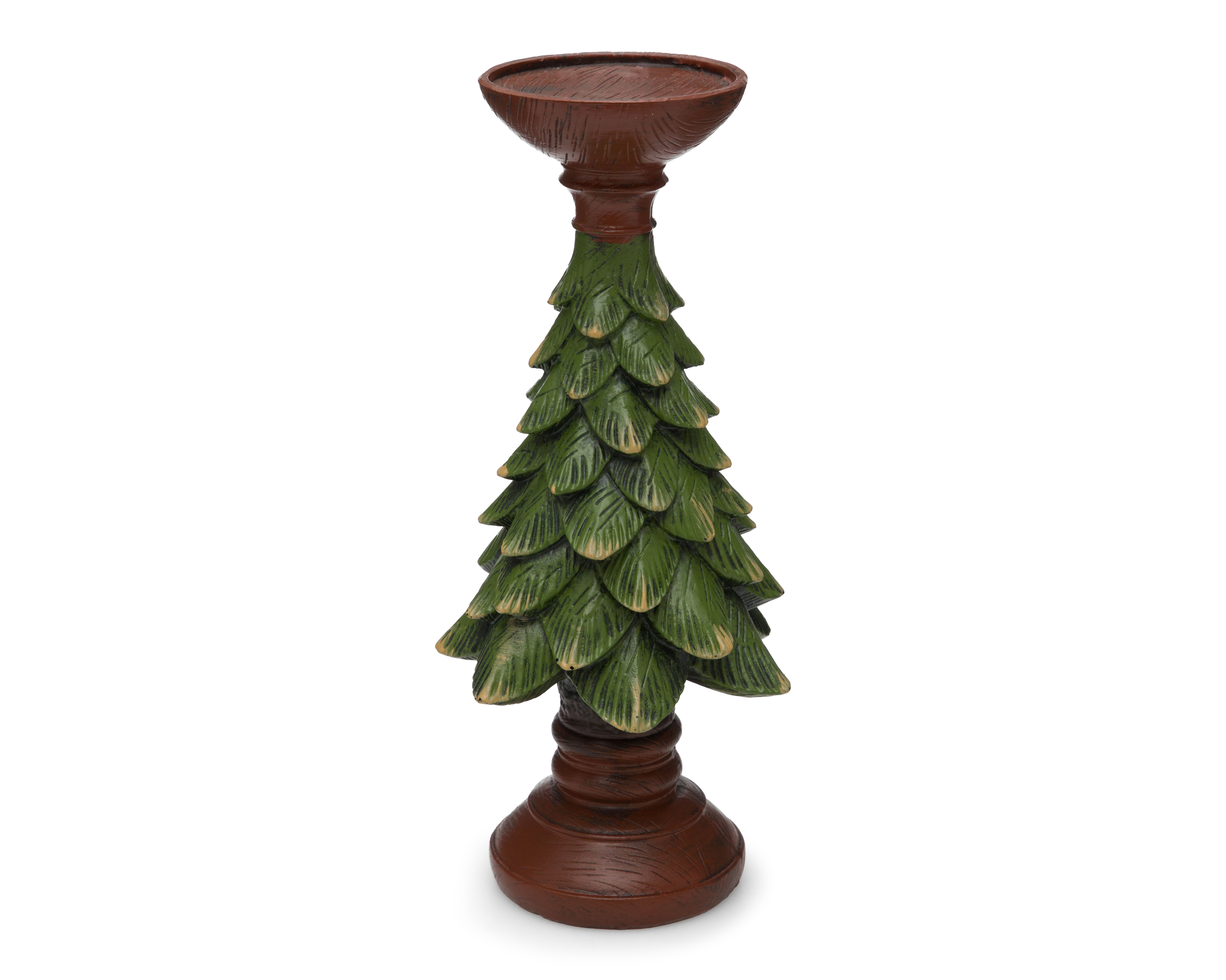 Portavela de Pino de Navidad Douglas A de Poliresina