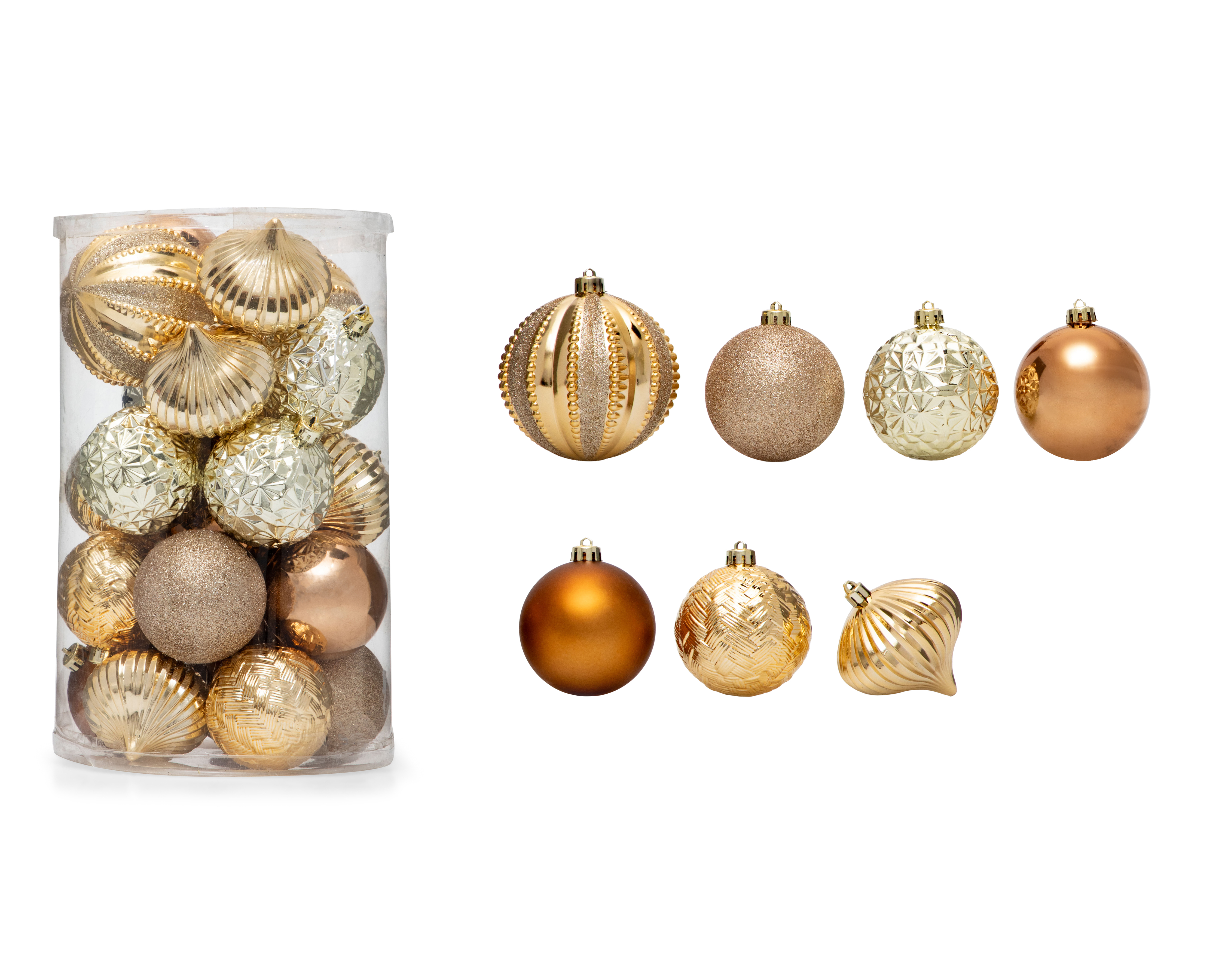 Esferas Navideñas Shiny Lux 25 Piezas