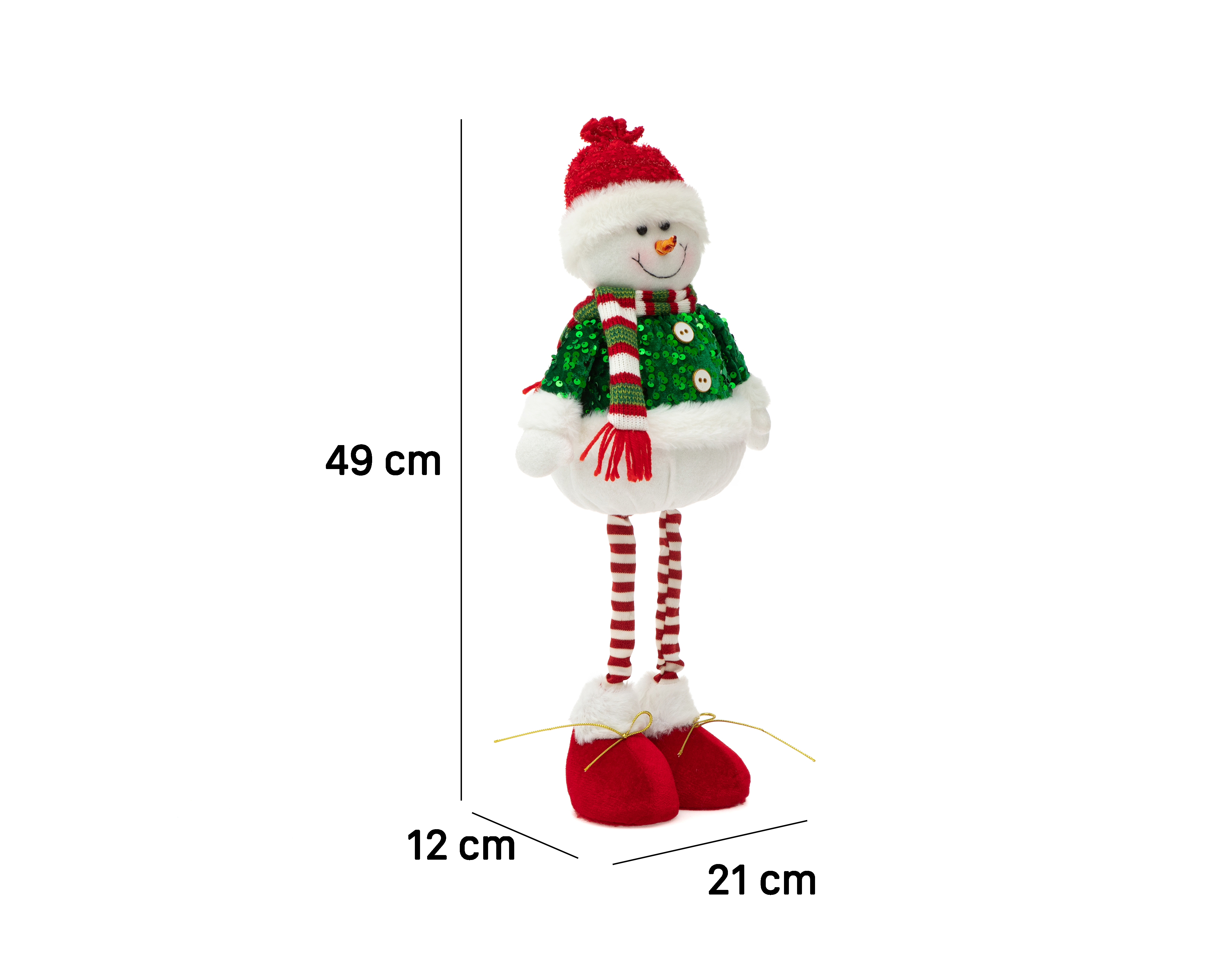 Foto 6 | Foto 6 | Figura Mono de Nieve Navideño Tinsel de Poliéster