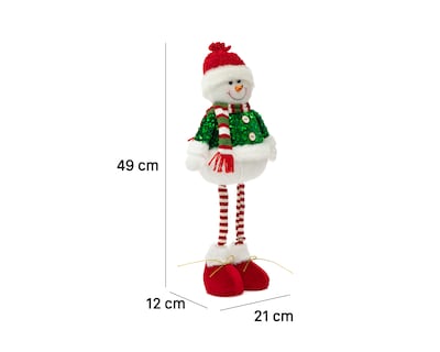 Foto 6 | Foto 6 | Figura Mono de Nieve Navideño Tinsel de Poliéster