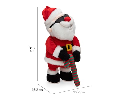 Foto 5 | Foto 5 | Figura Decorativa Navideña Santa Musical de Plástico