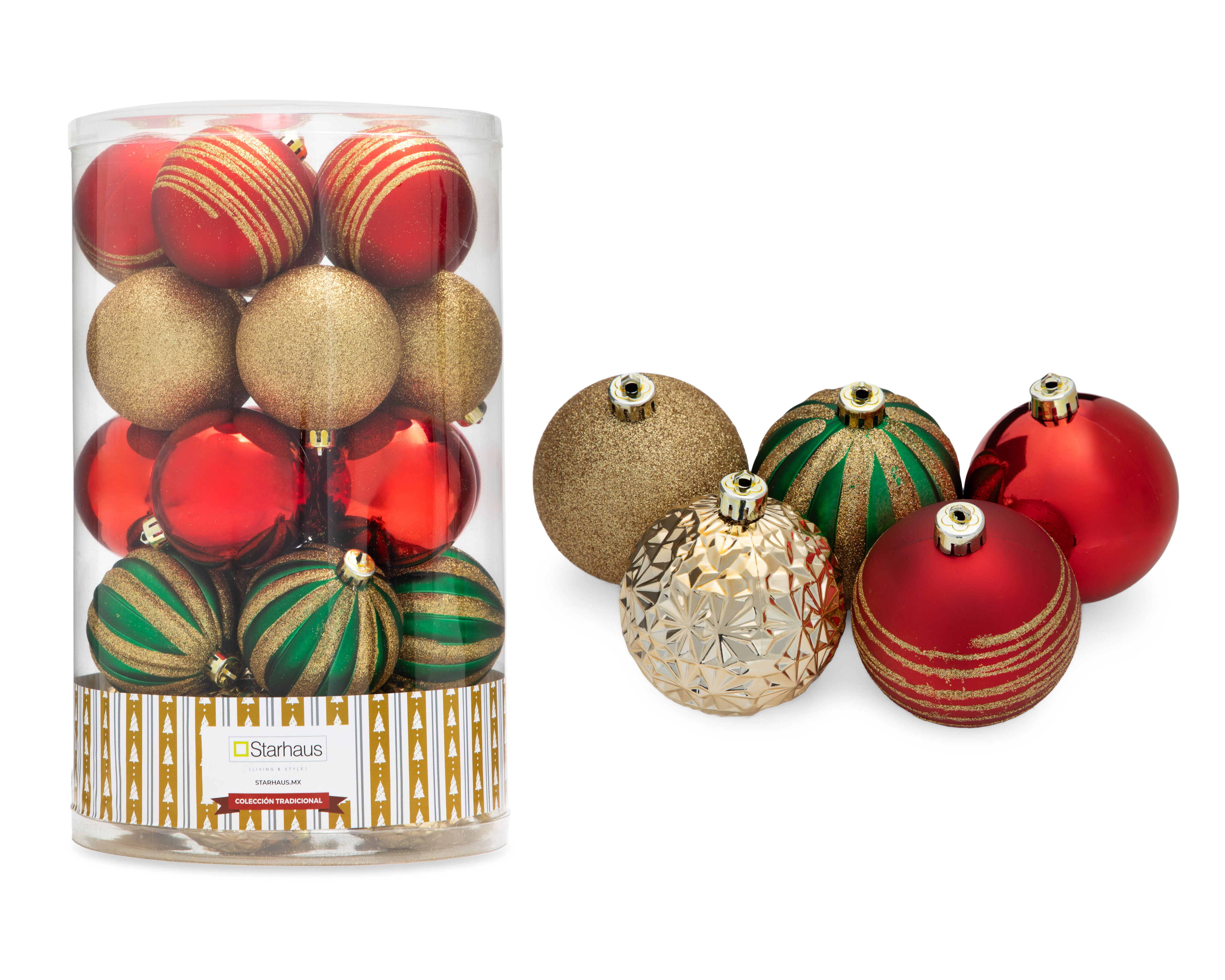 Esferas Navideñas Chimey 25 Piezas