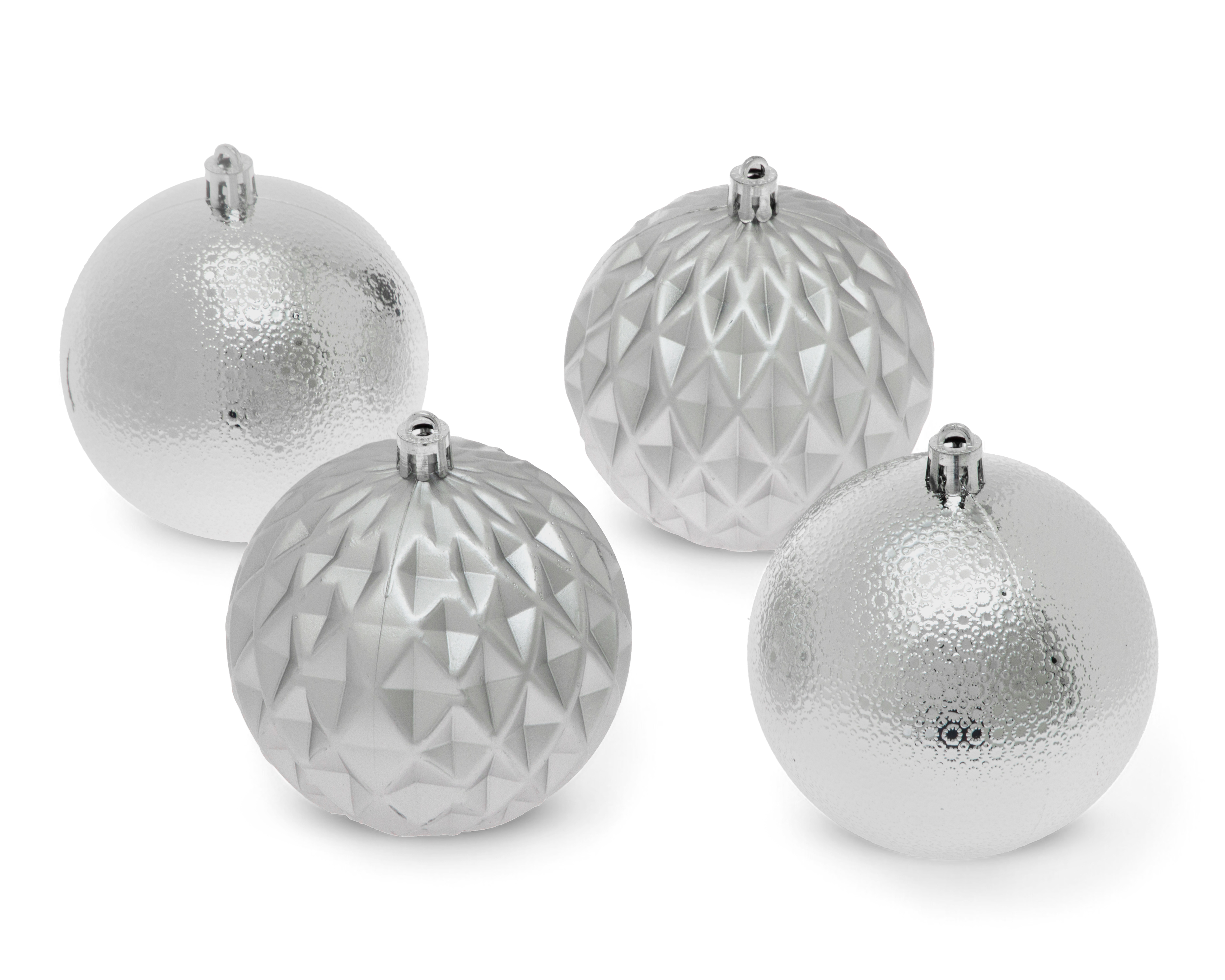 Foto 3 pulgar | Foto 2 | Esferas de Navidad Bubble Silver 4 Piezas