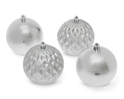 Foto 2 | Foto 2 | Esferas de Navidad Bubble Silver 4 Piezas
