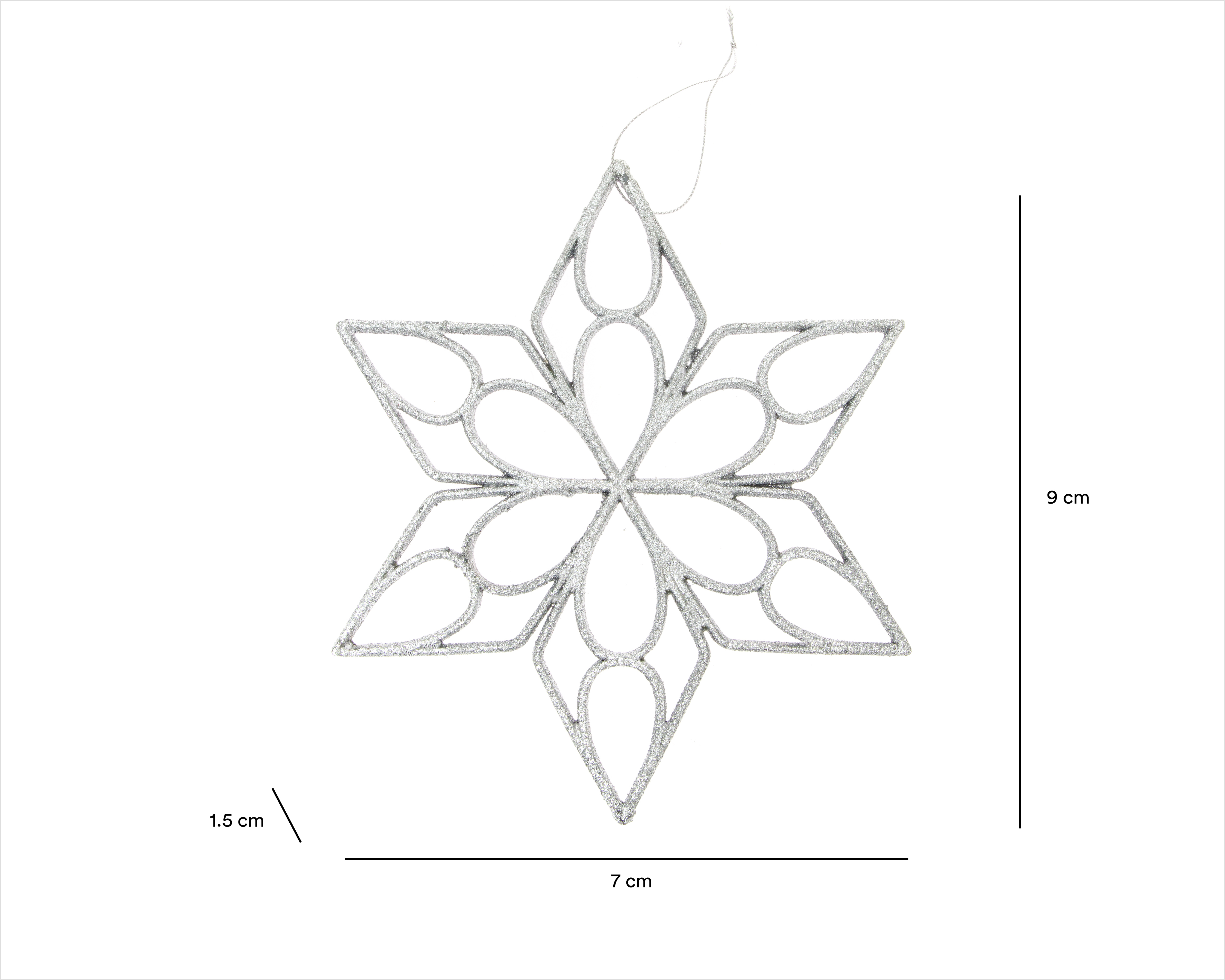 Foto 4 | Foto 4 | Accesorio para Árbol Starhaus Silvery 4 Piezas