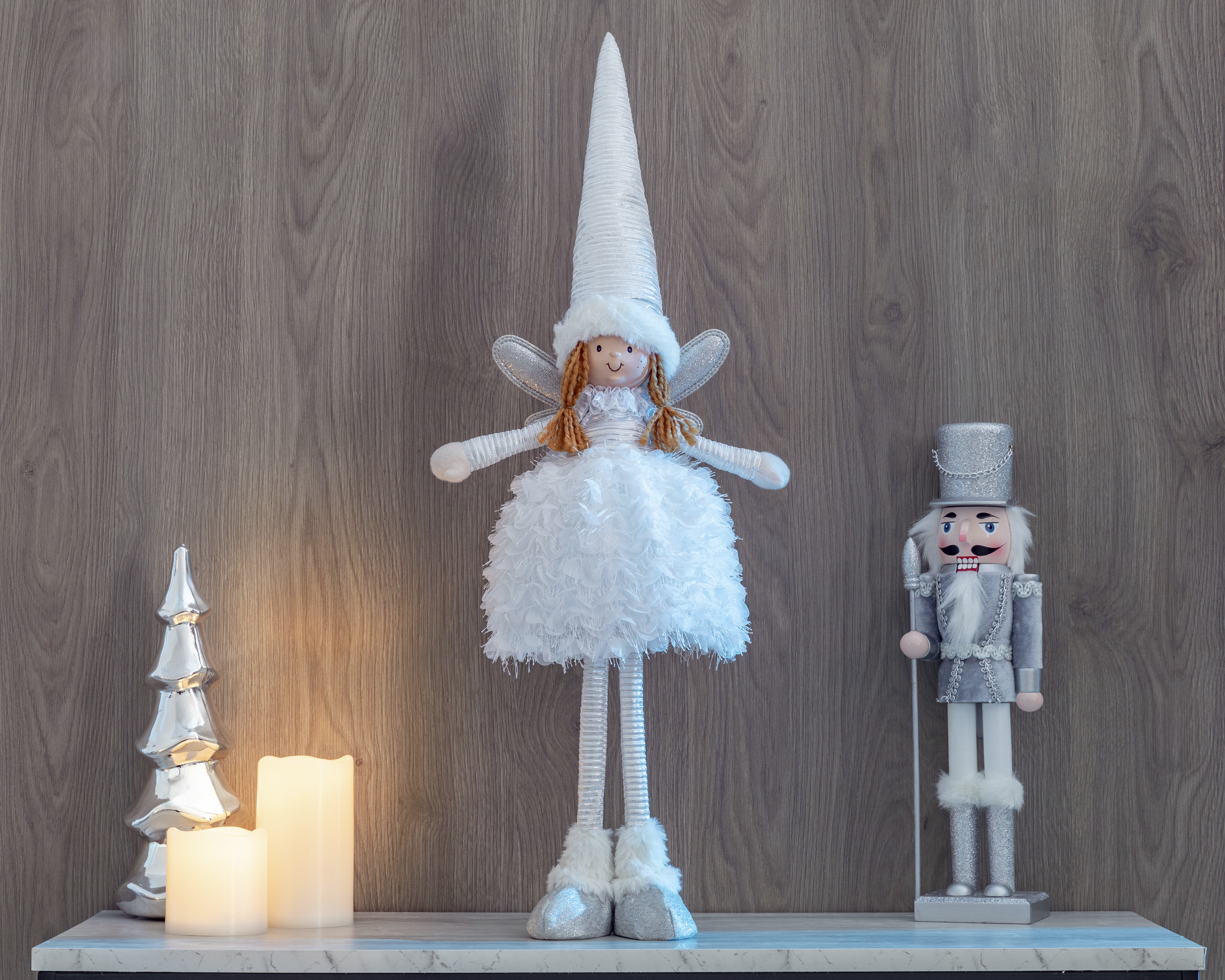 Foto 5 | Foto 5 | Figura Decorativa Hada de Navidad Angie de Poliéster