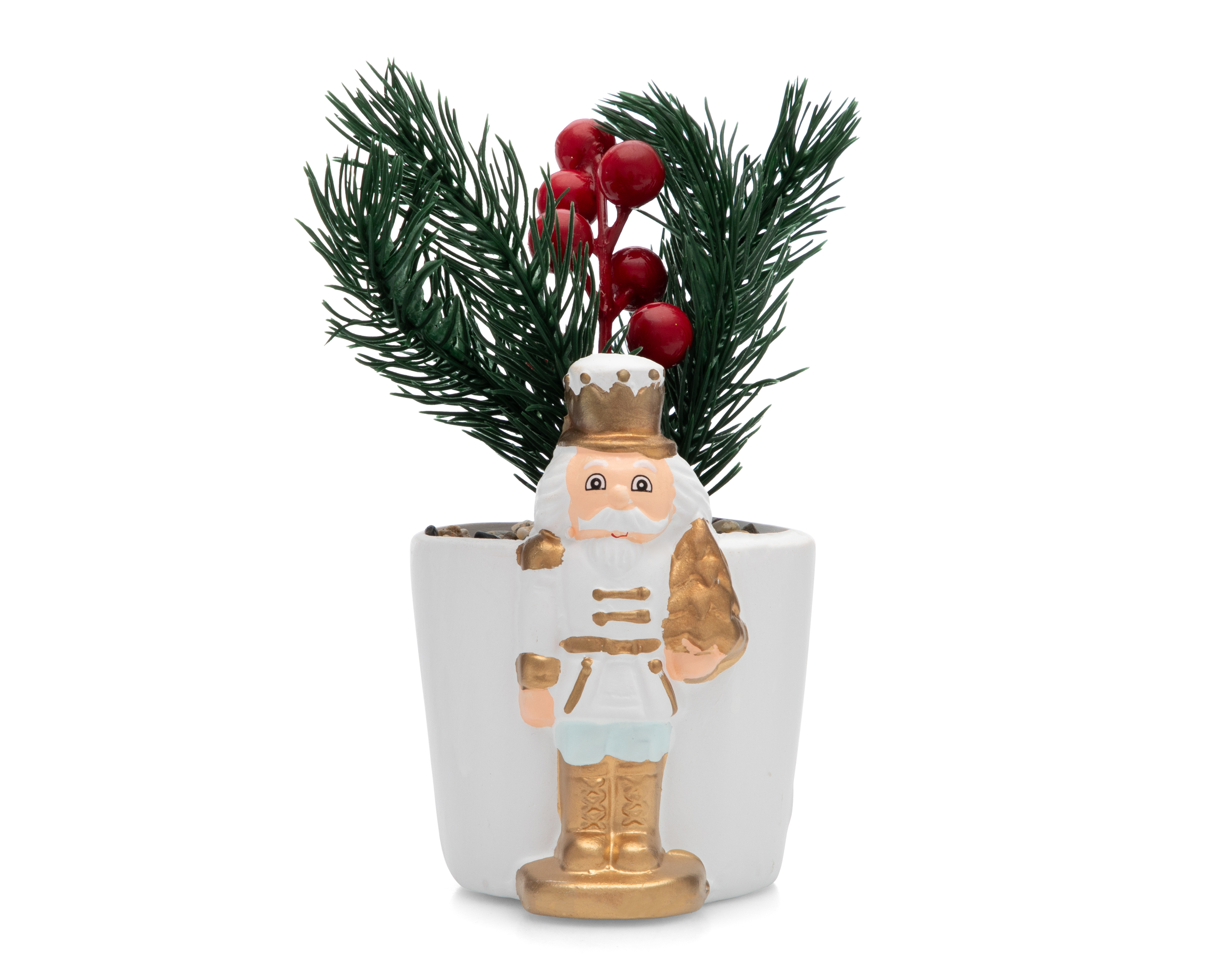 Planta Decorativa Navideña con Maceta Starhaus 18 cm