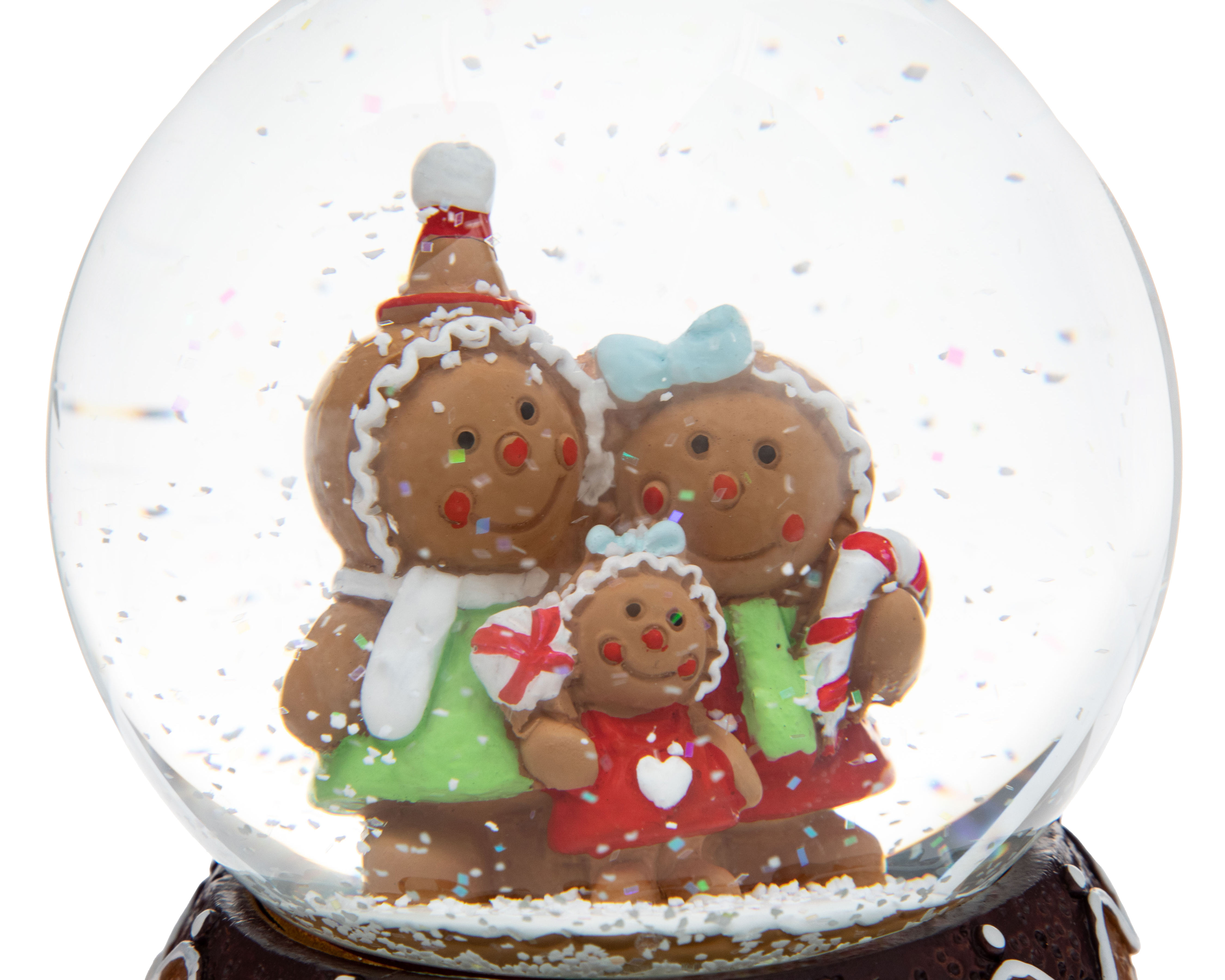 Foto 4 pulgar | Foto 3 | Esfera de Nieve de Navidad Fantasy Family de Resina