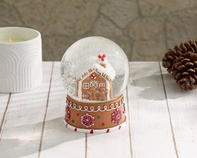 Foto 4 | Foto 4 | Esfera de Nieve de Navidad Ginger Burbuja de Poliresina