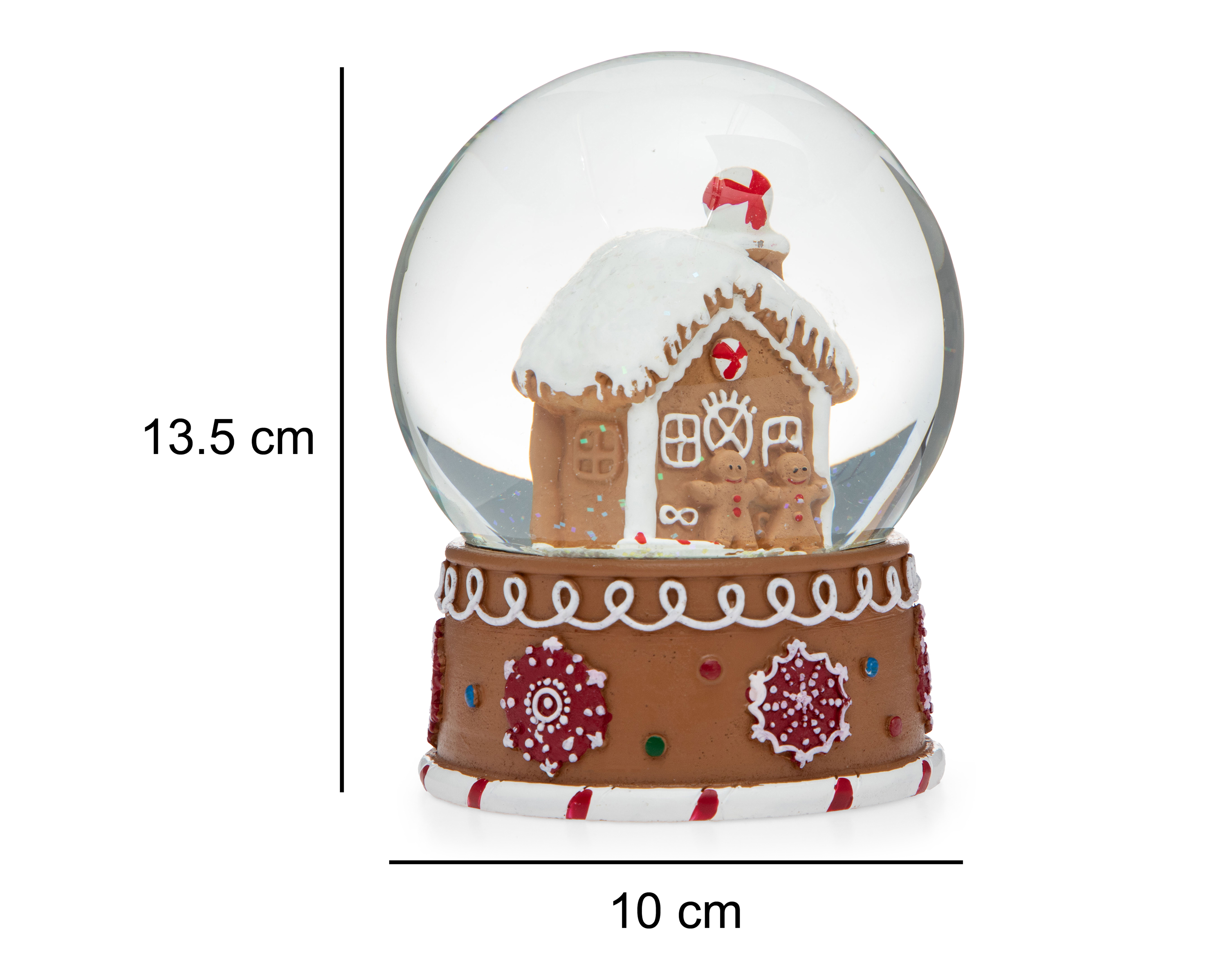 Foto 6 pulgar | Foto 5 | Esfera de Nieve de Navidad Ginger Burbuja de Poliresina