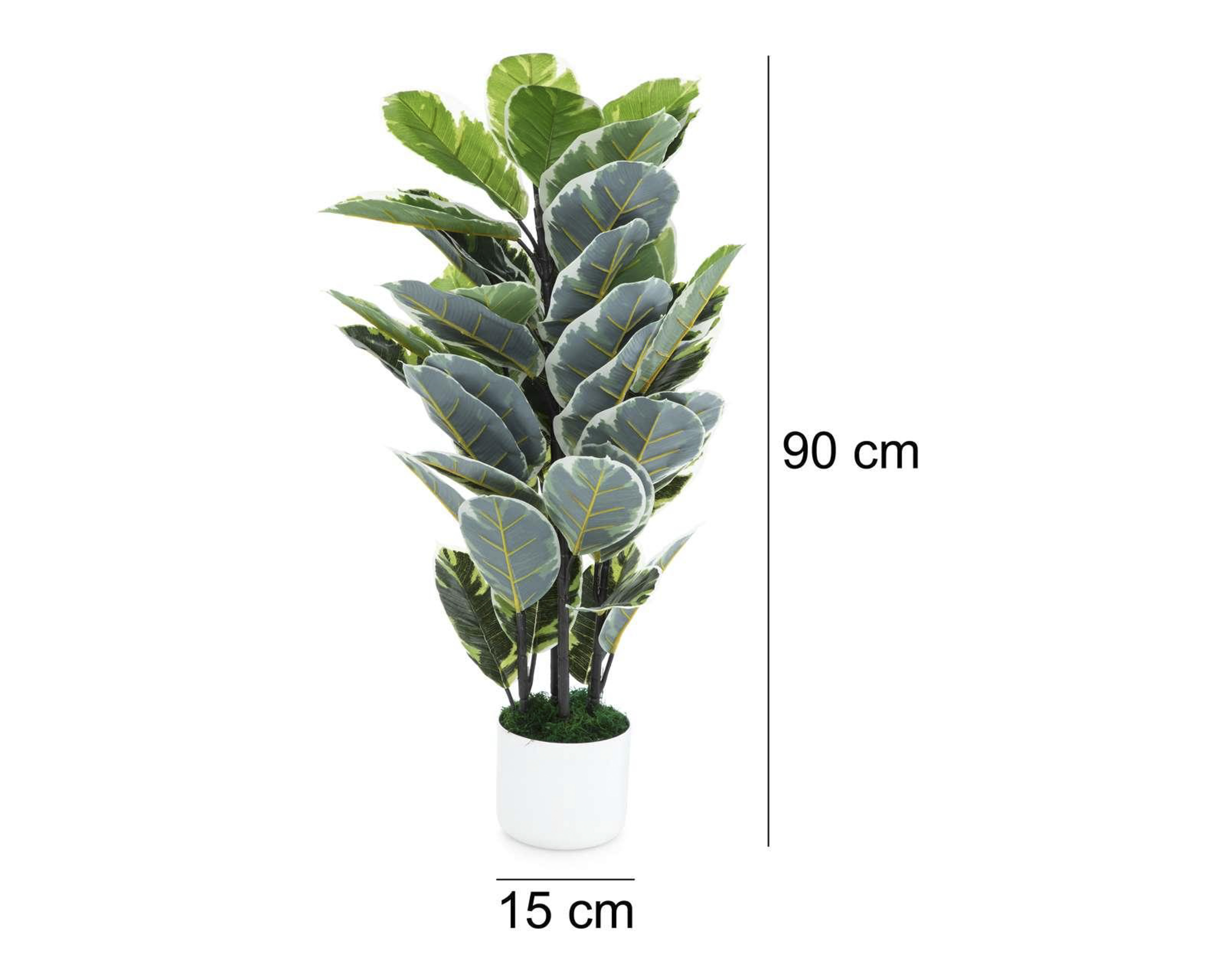 Foto 6 pulgar | Foto 5 | Planta Artificial con Maceta Starhaus 90 cm