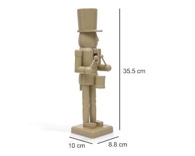 Foto 6 | Foto 6 | Figura Decorativa Cascanueces de Navidad Soldadito de Madera