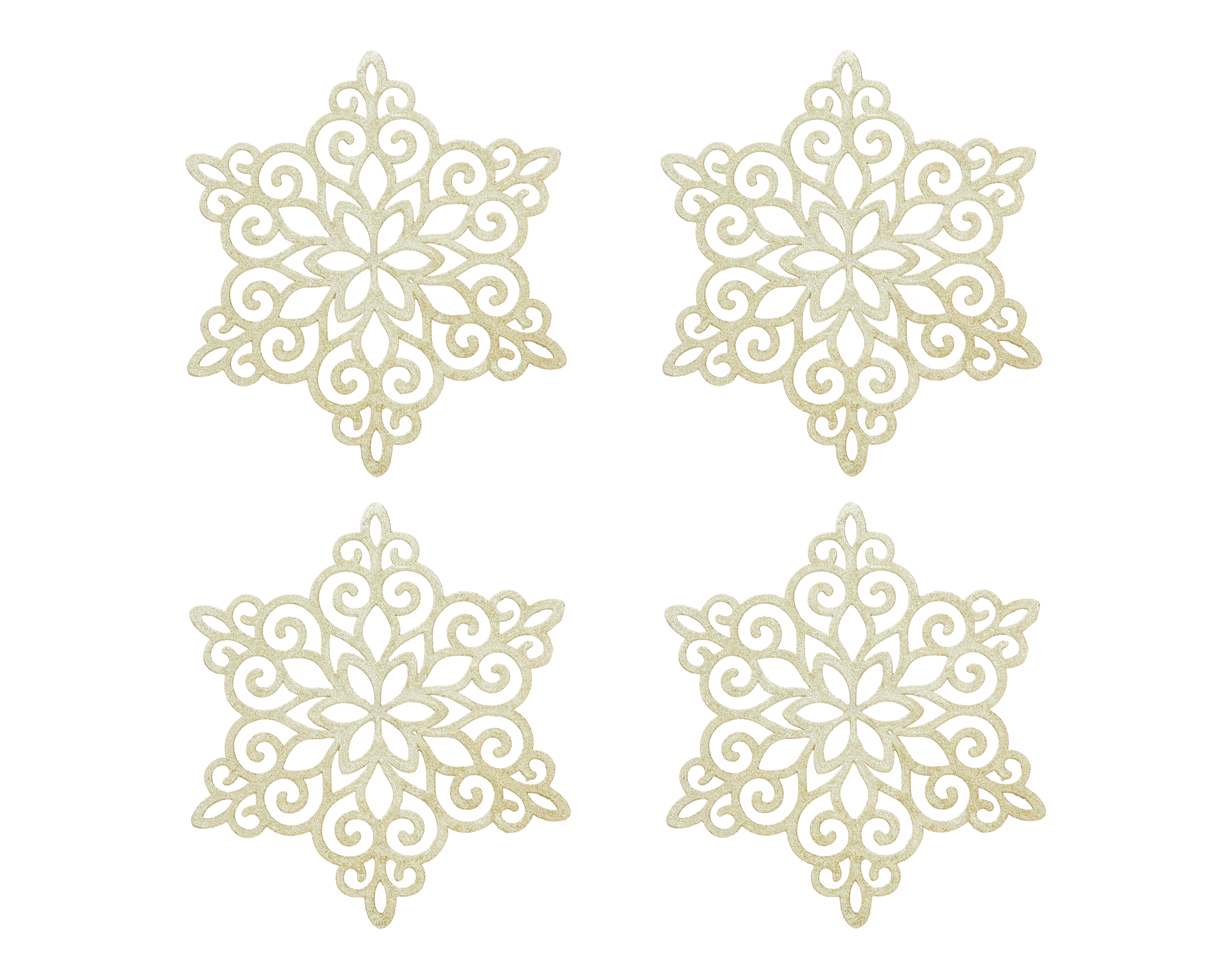 Accesorios para Árbol Starhaus Craft Snowflake 4 Piezas