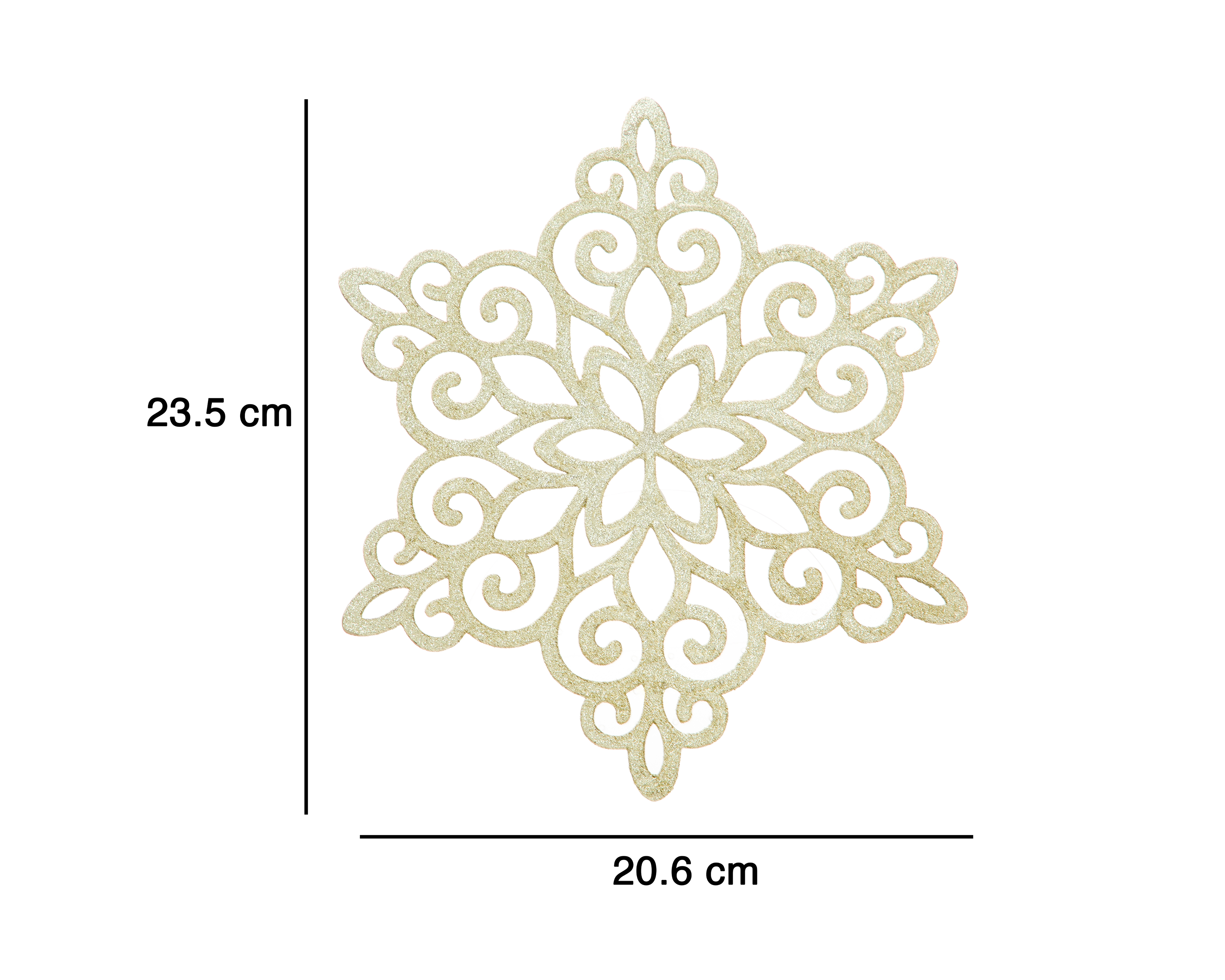 Foto 5 pulgar | Foto 4 | Accesorios para Árbol Starhaus Craft Snowflake 4 Piezas