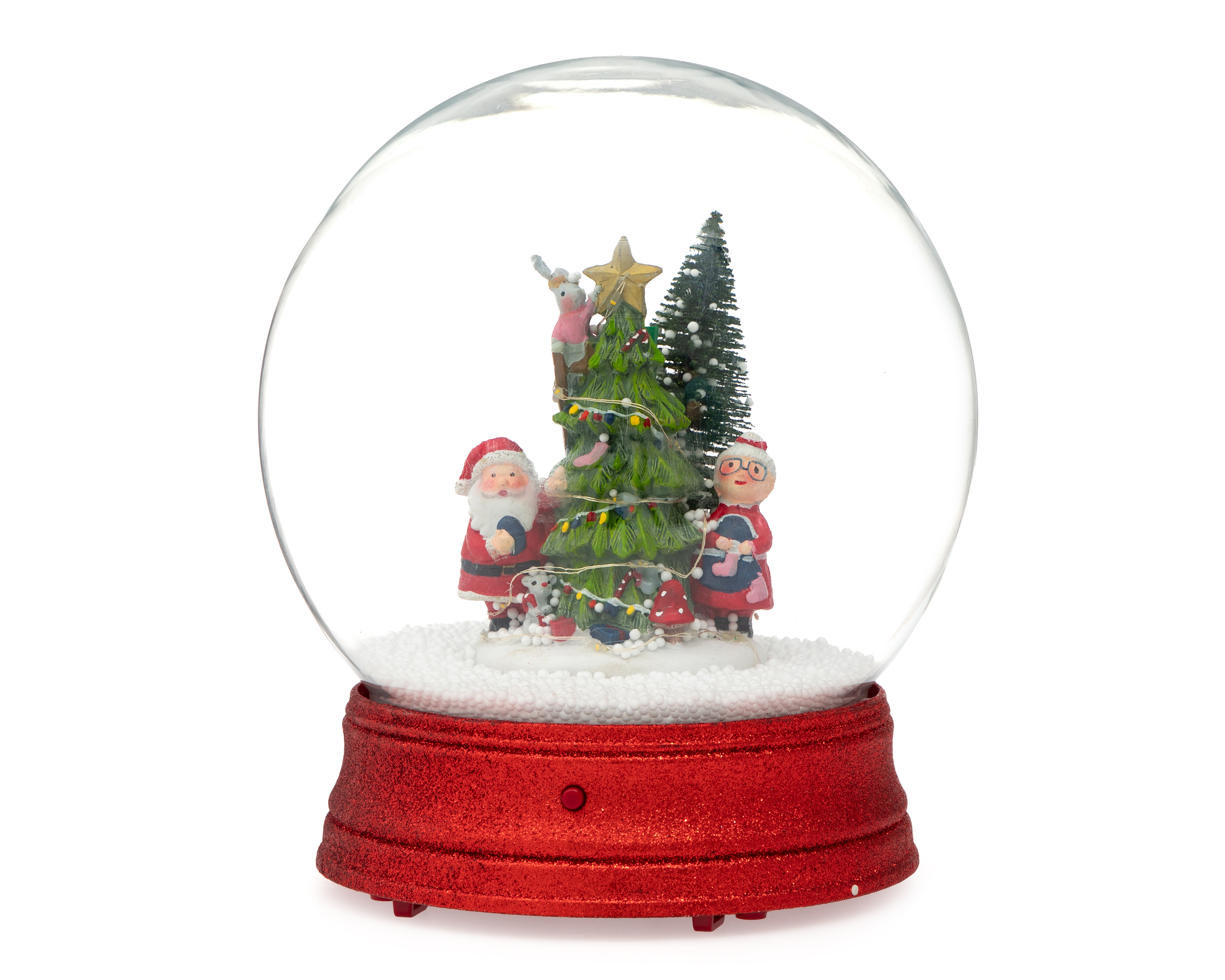 Foto 4 pulgar | Foto 3 | Esfera de Nieve de Navidad Globo Musical de Plástico