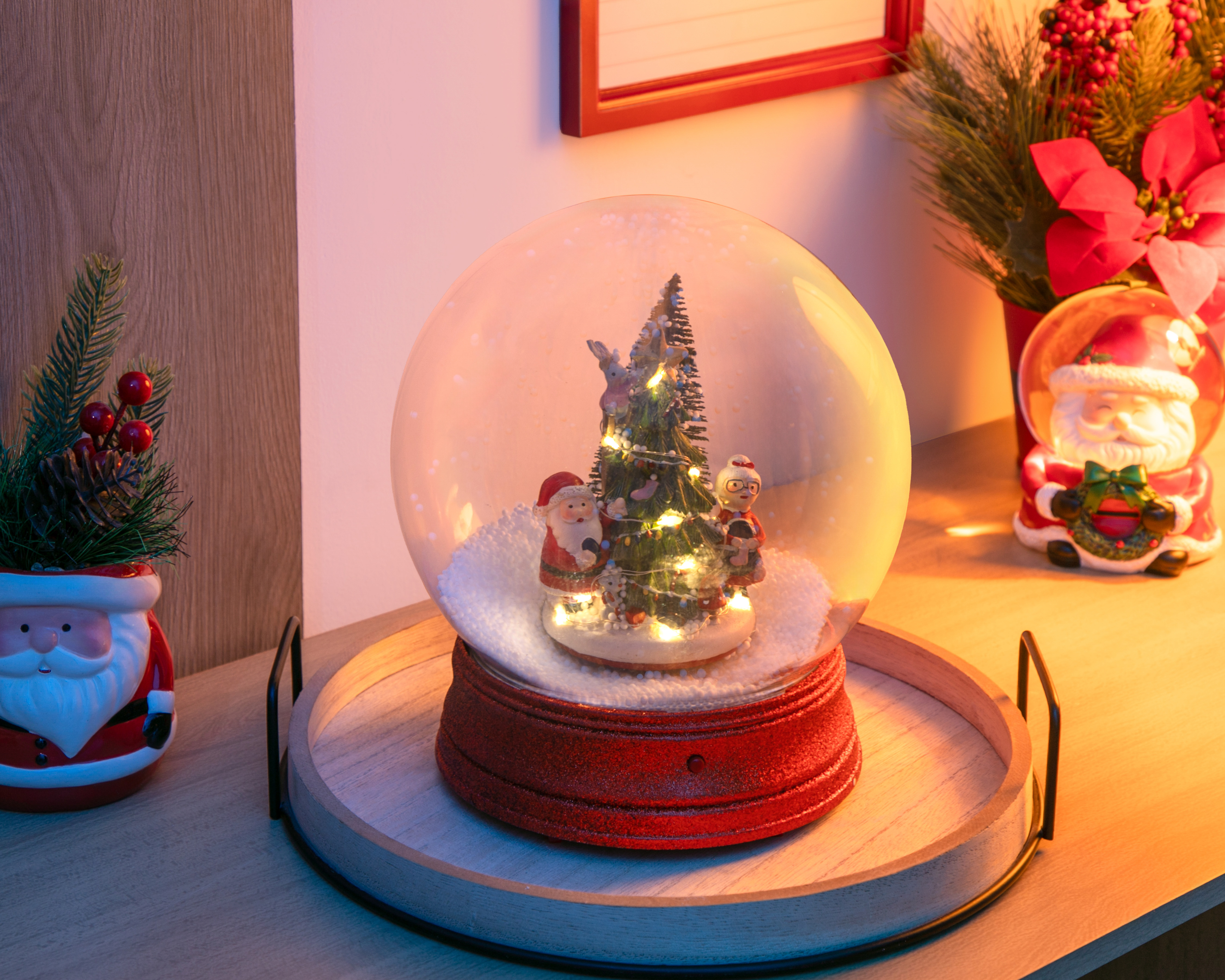 Foto 6 | Foto 6 | Esfera de Nieve de Navidad Globo Musical de Plástico