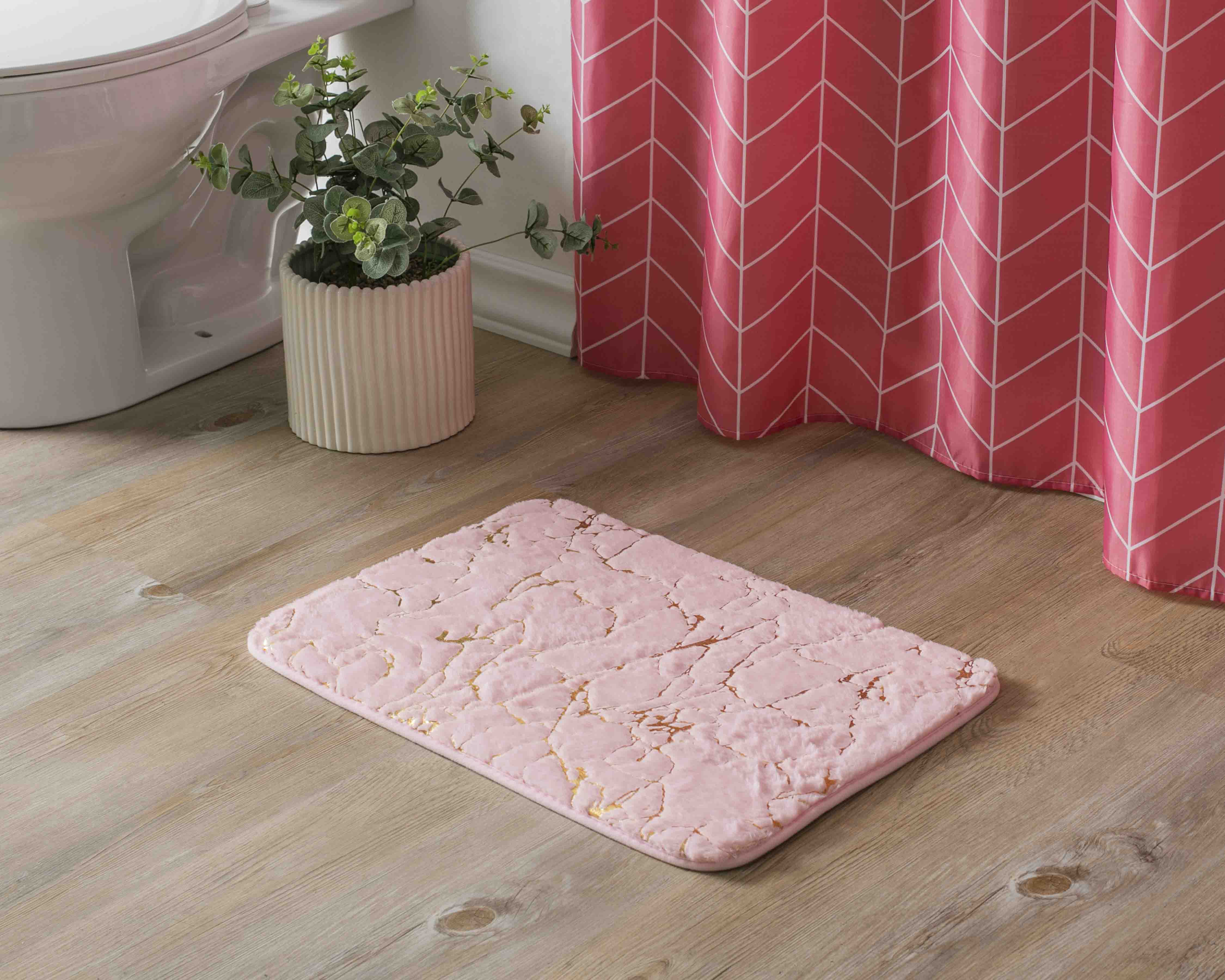 Foto 4 pulgar | Foto 3 | Tapete de Baño Galactic Pink 61 x 42.3