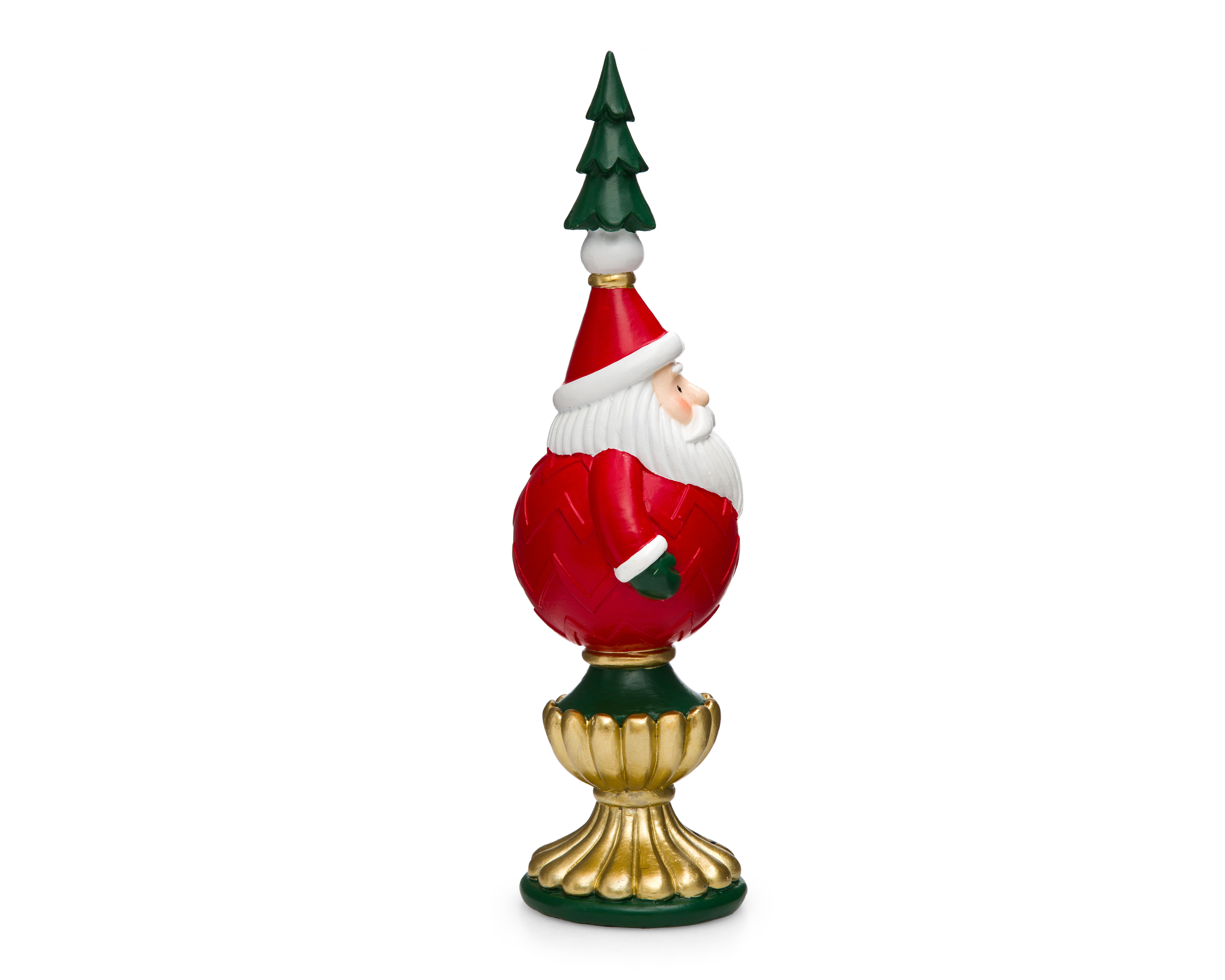 Foto 2 | Foto 2 | Figura Decorativa de Navidad Santa Pino de Resina