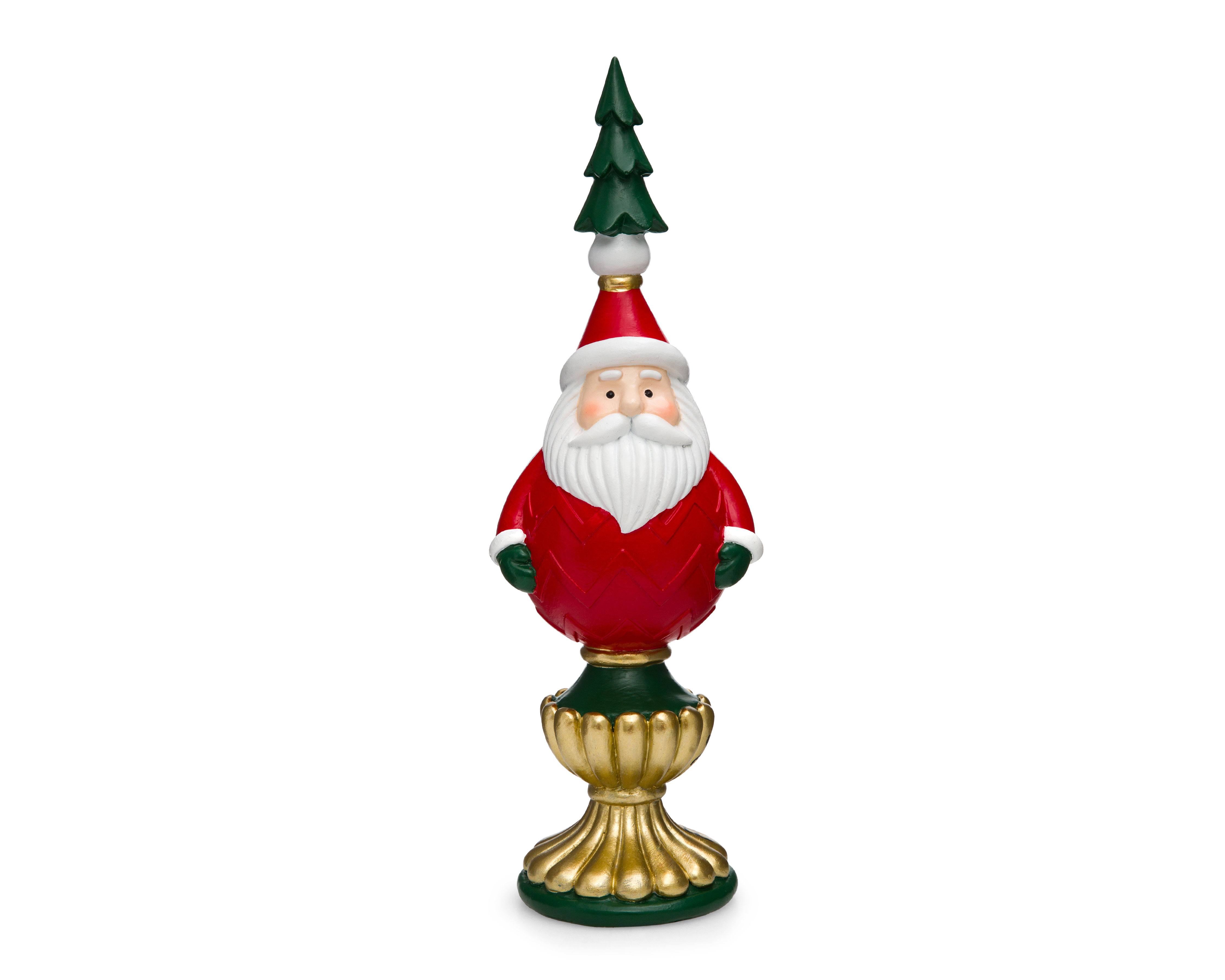 Foto 3 | Foto 3 | Figura Decorativa de Navidad Santa Pino de Resina