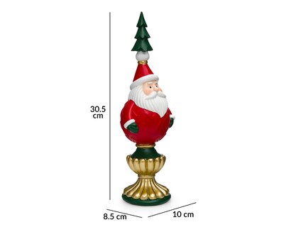 Foto 6 | Foto 6 | Figura Decorativa de Navidad Santa Pino de Resina