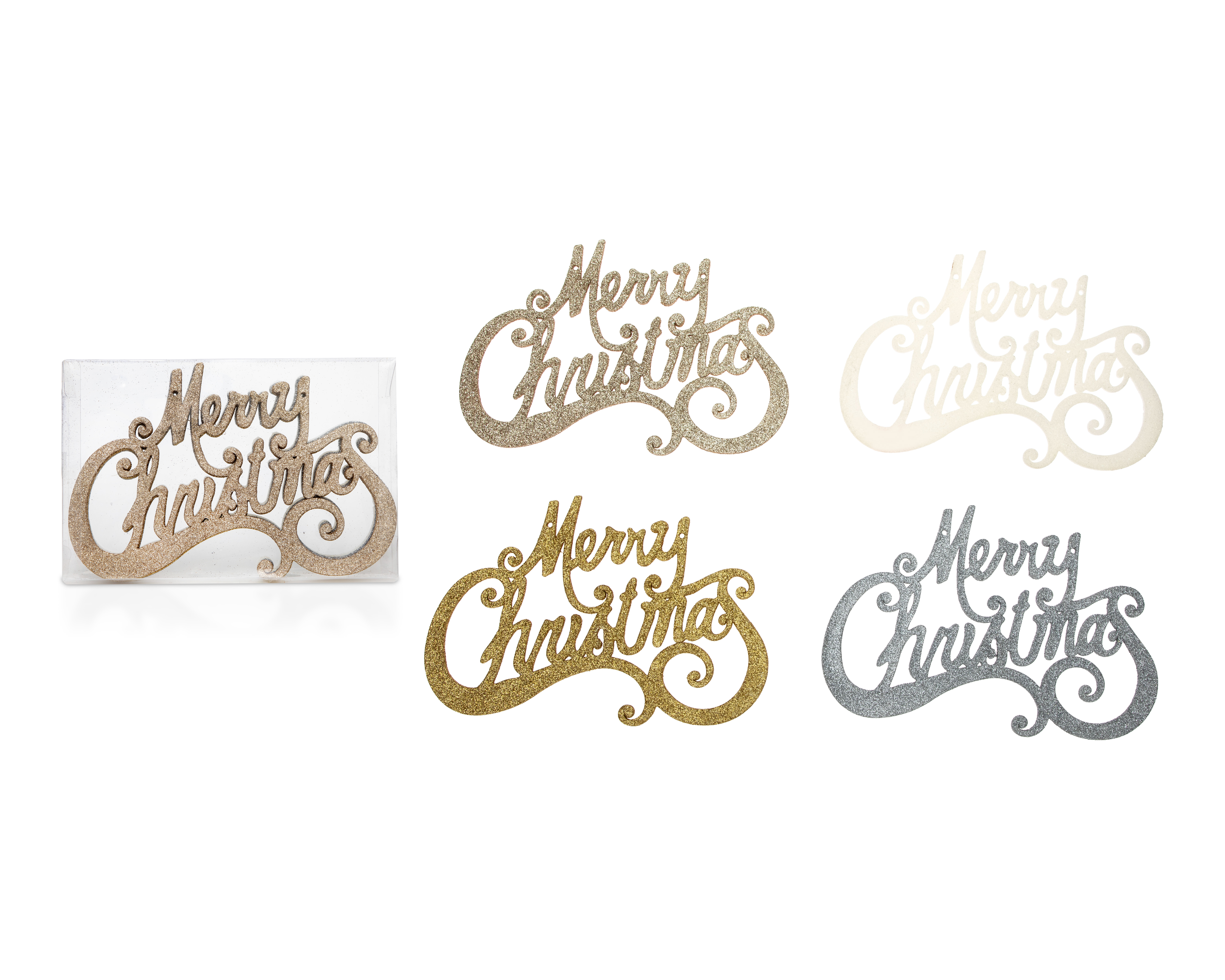 Accesorios para Árbol Starhaus Be Merry Xmas 5 Piezas