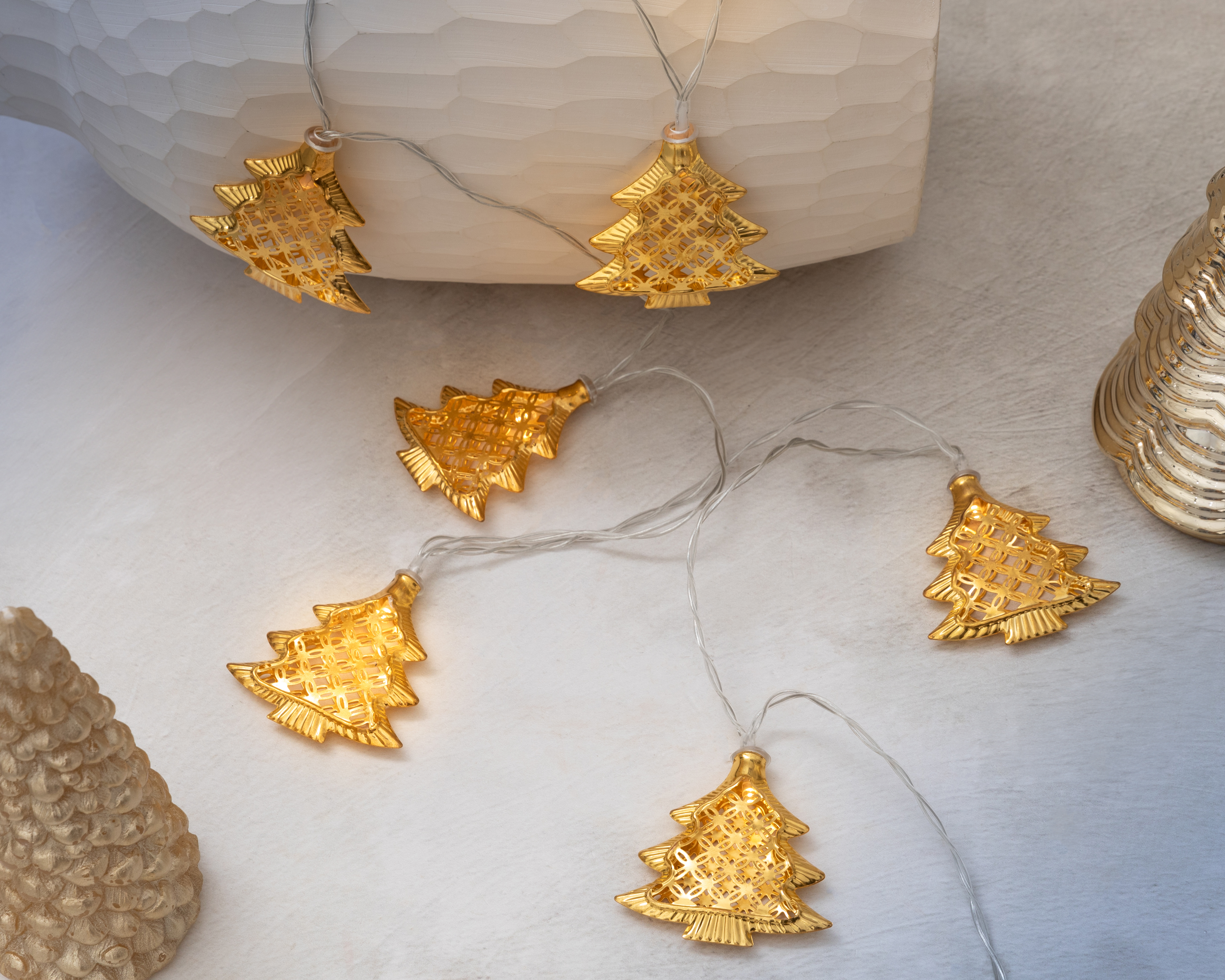 Foto 5 pulgar | Foto 4 | Luces Pino Colgante con 10 Luces Cálidas