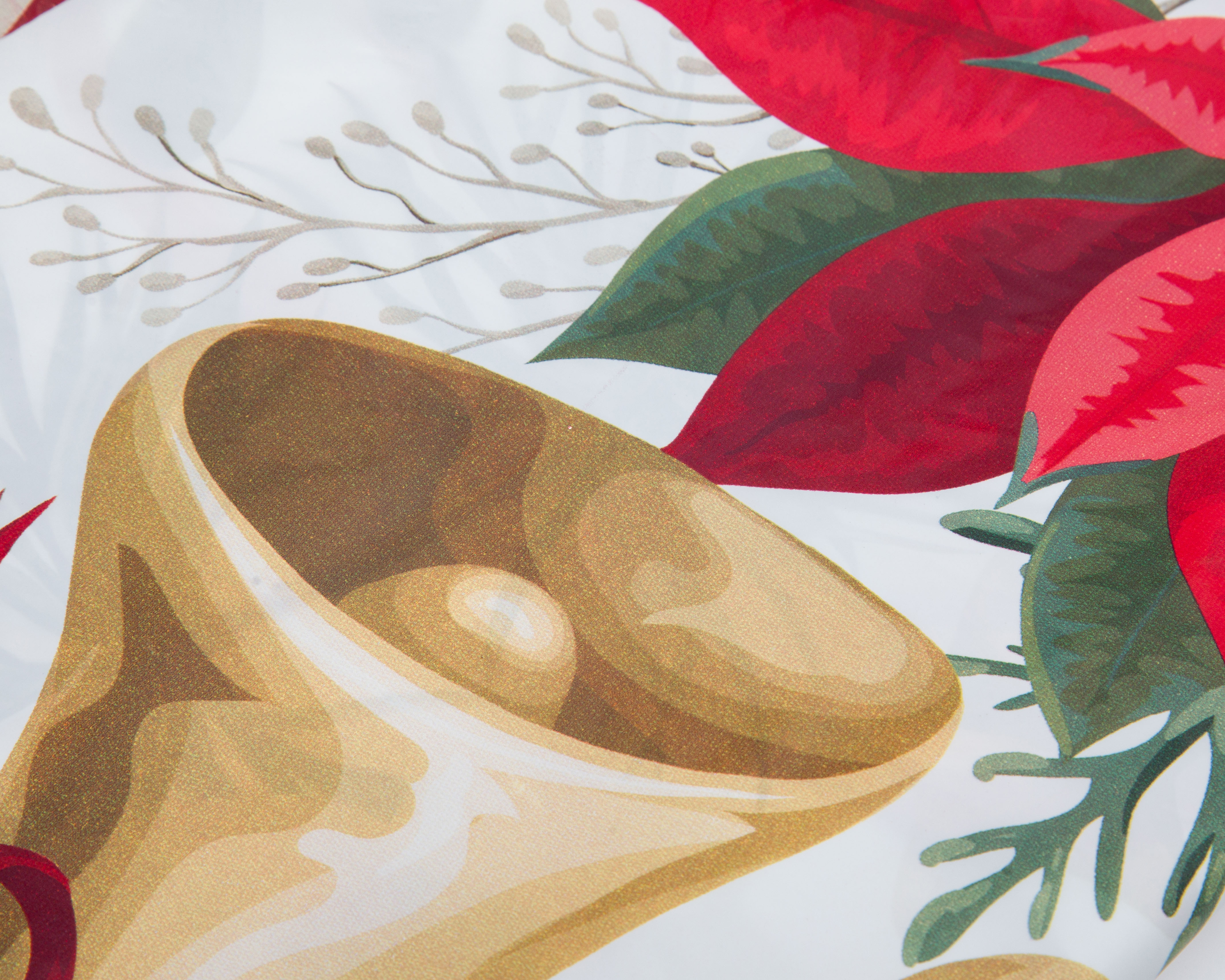 Foto 4 pulgar | Foto 3 | Mantel para Mesa Navideño Starhaus Poinsettia 260 x 152 cm