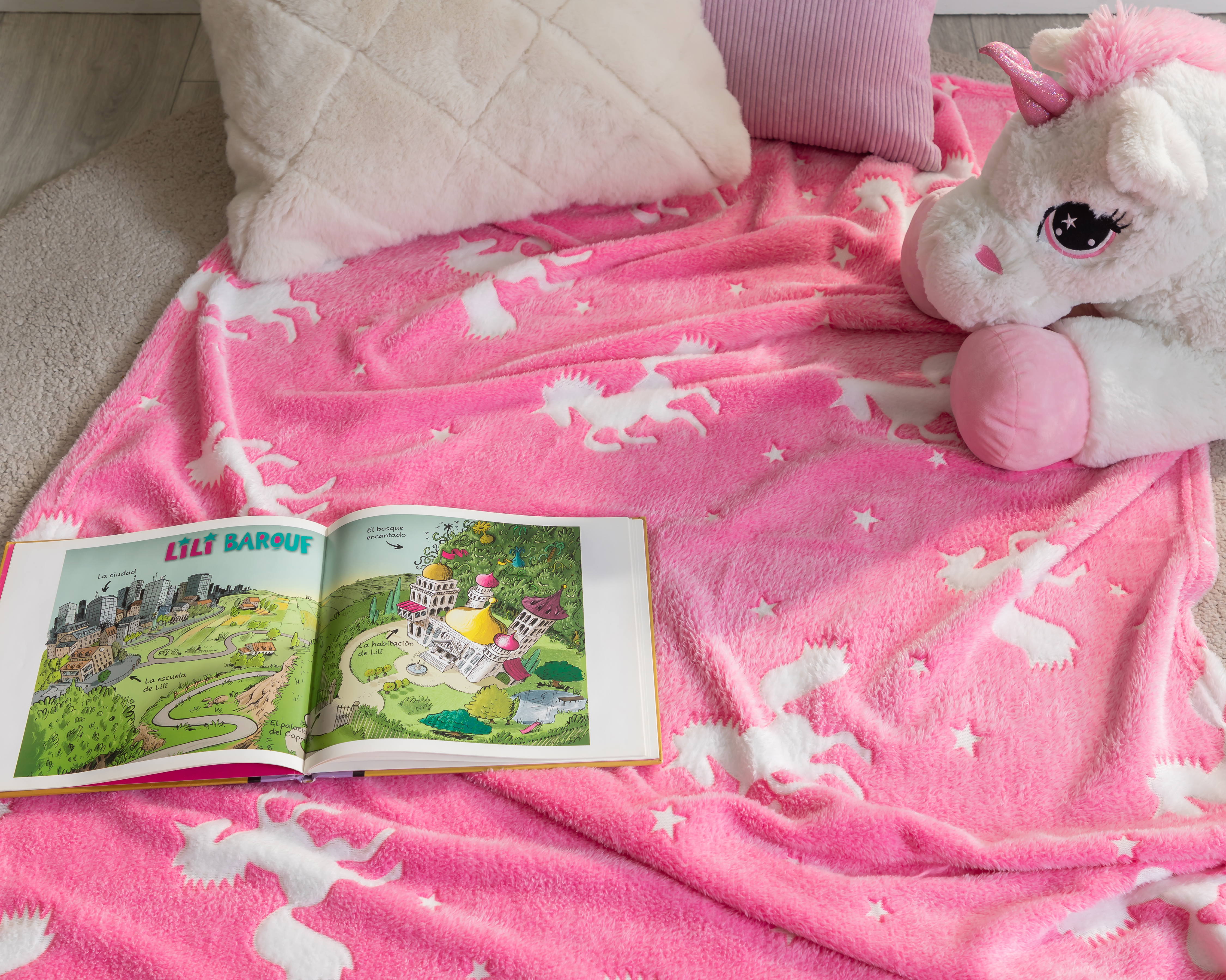 Manta Infantil Connie Rosa