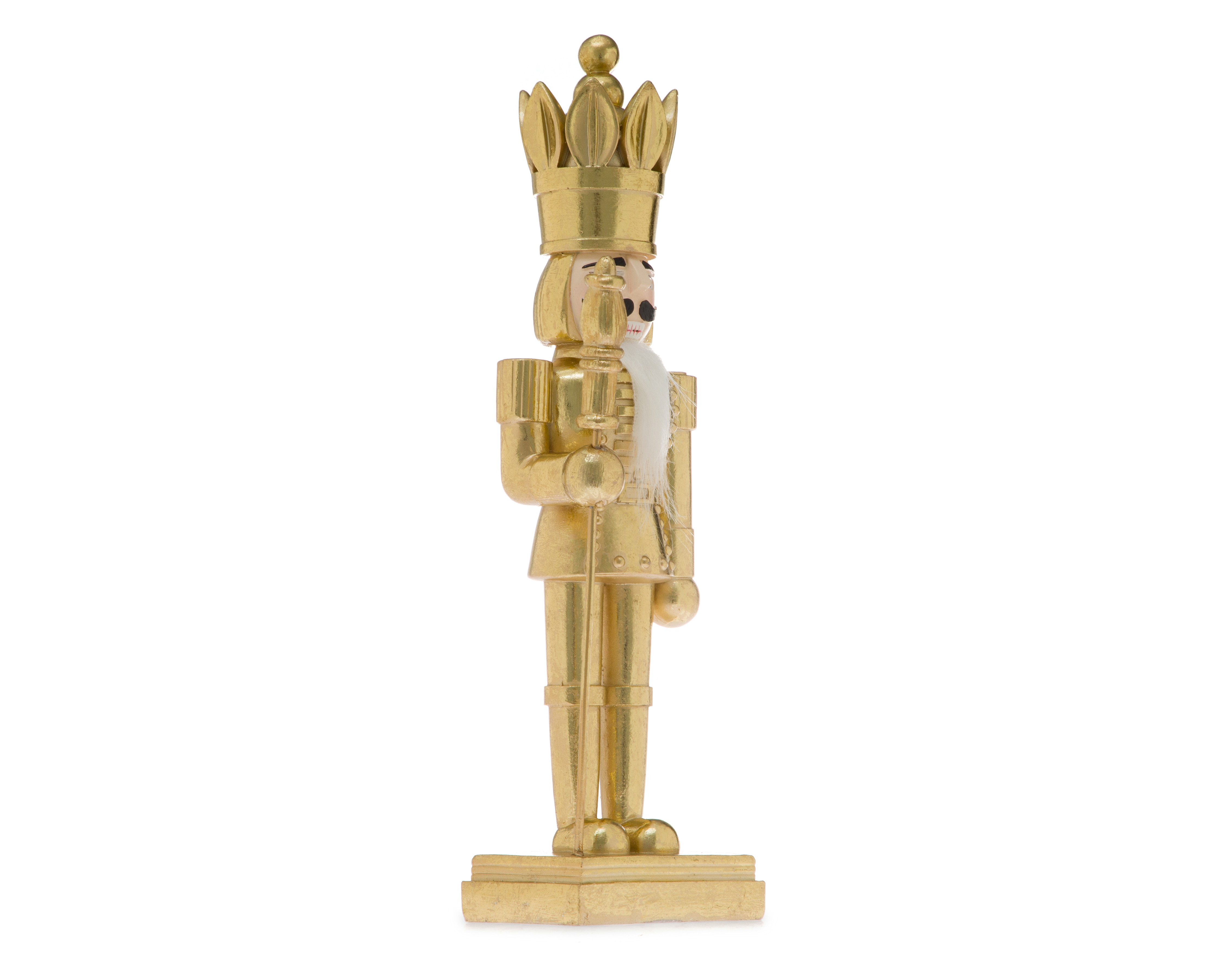 Foto 4 pulgar | Foto 3 | Figura Decorativa Cascanueces de Navidad Gold Nutcracker de Resina