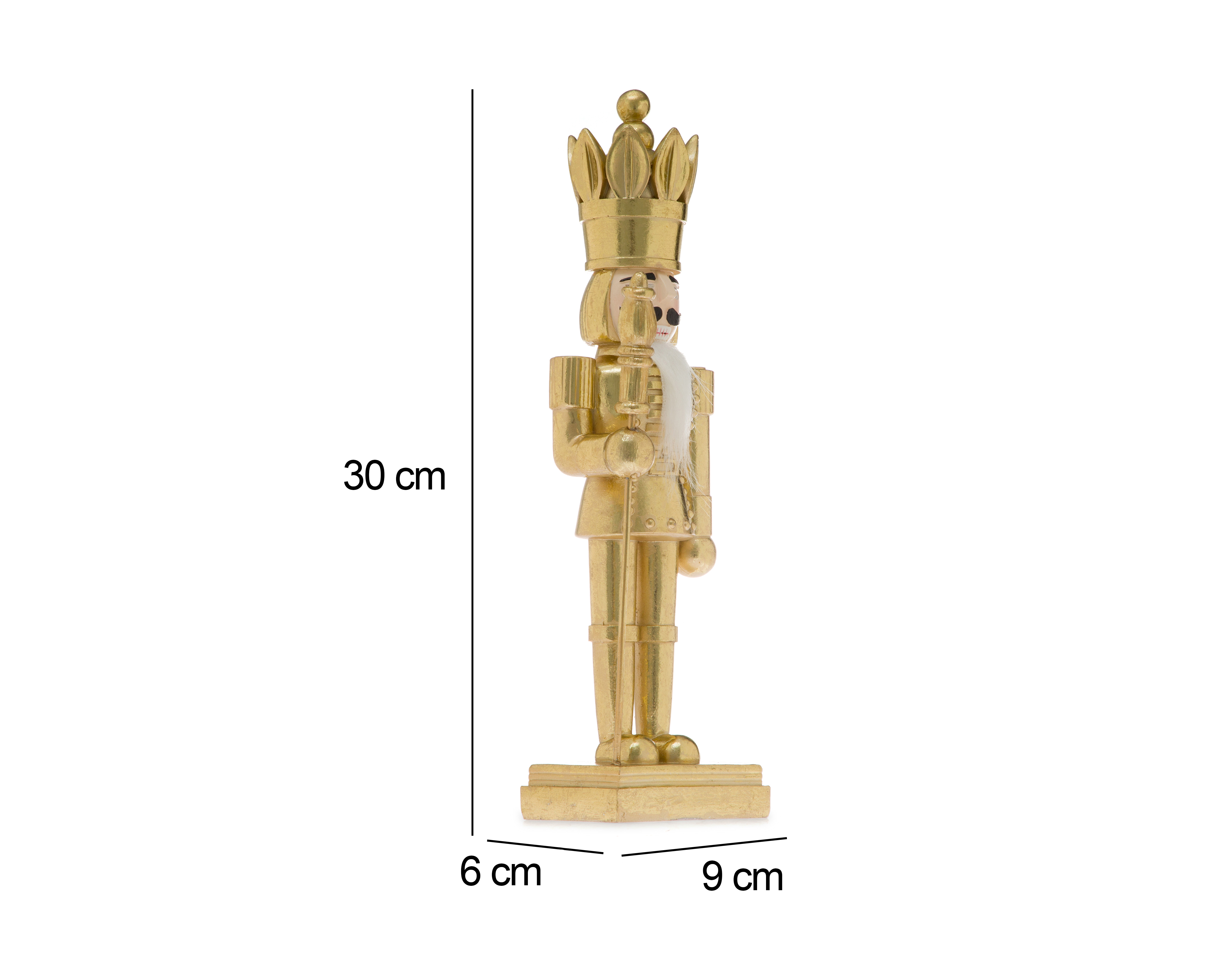 Foto 6 | Foto 6 | Figura Decorativa Cascanueces de Navidad Gold Nutcracker de Resina