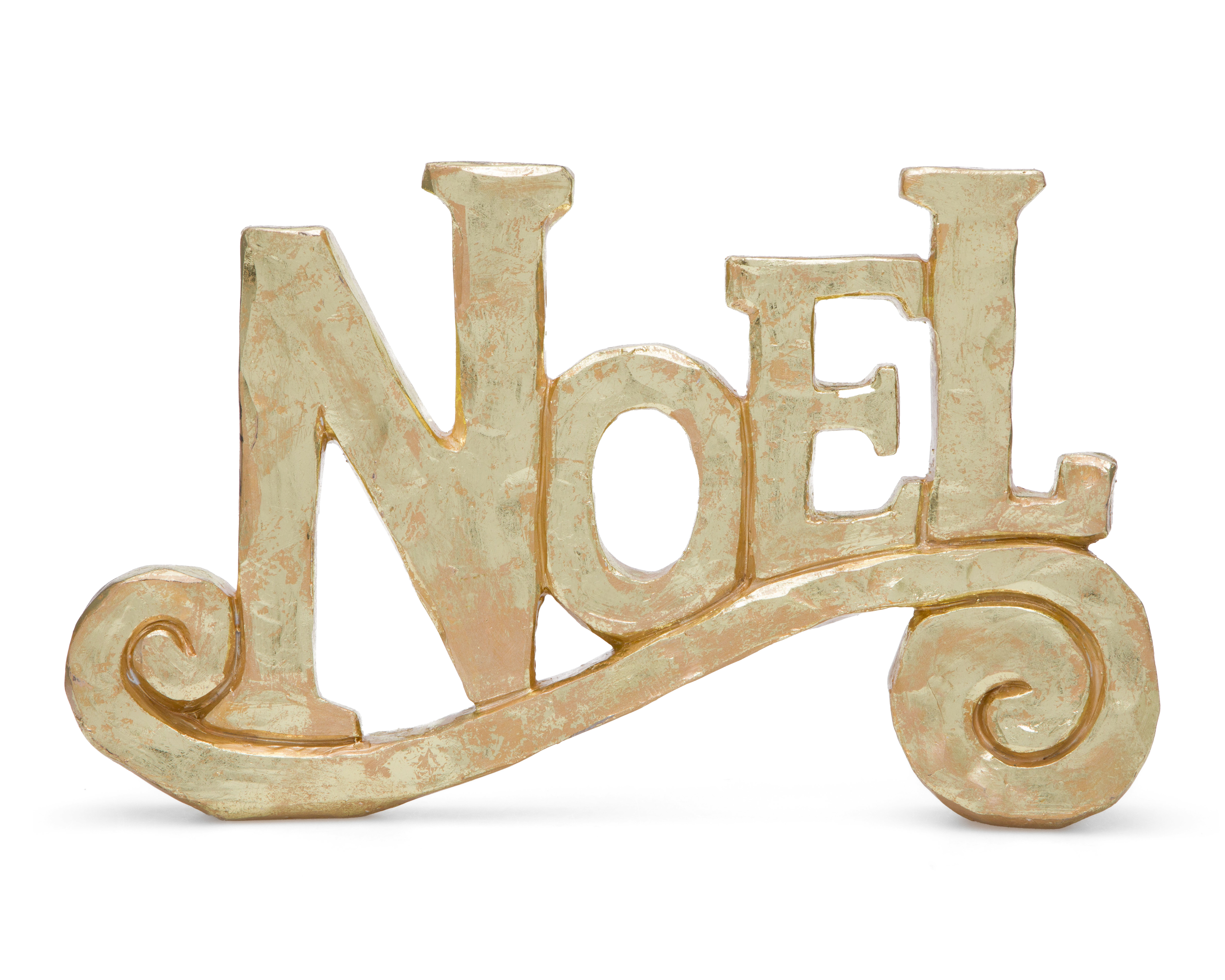 Foto 4 pulgar | Foto 3 | Letrero Decorativo de Navidad Gold Noel de Resina