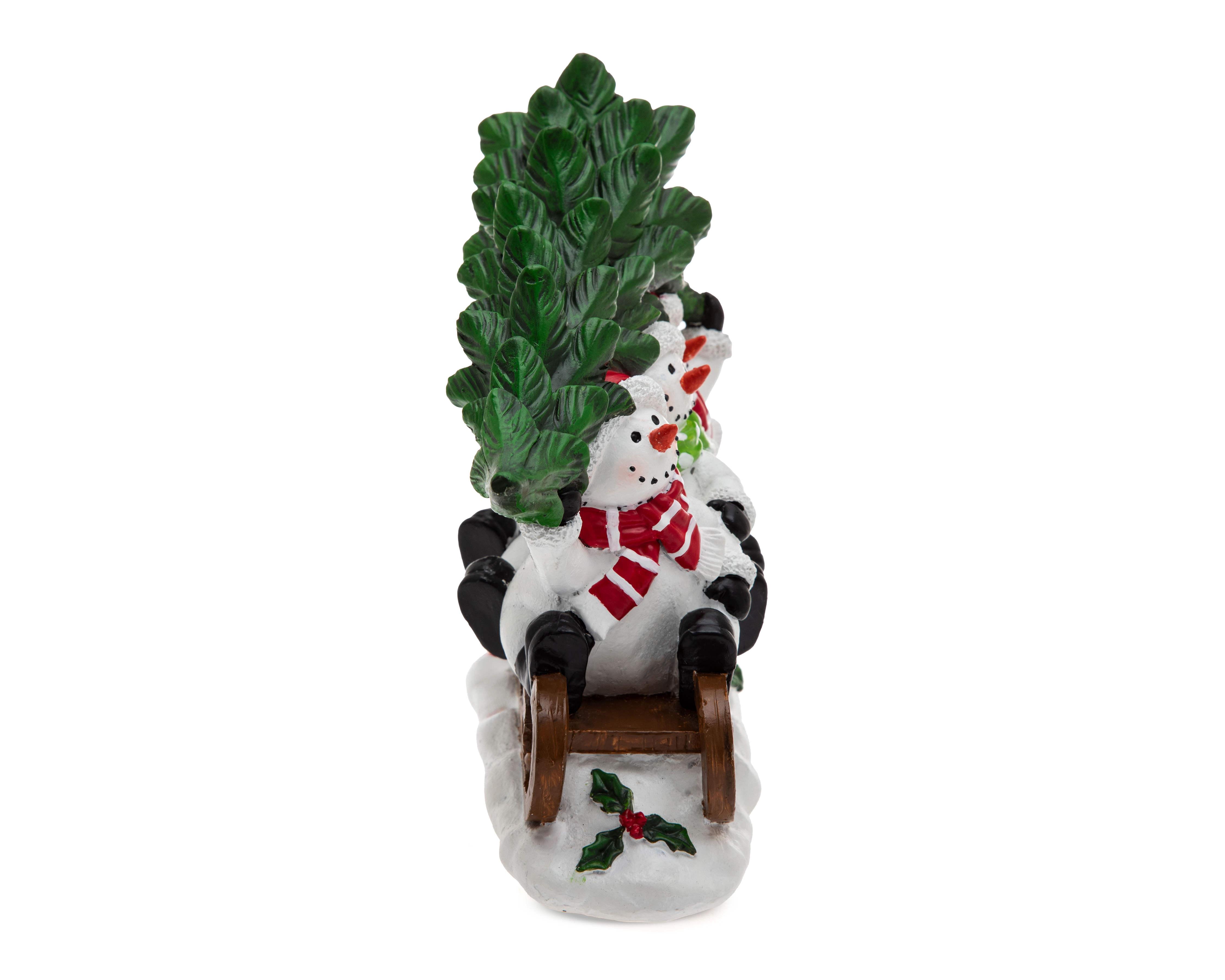 Foto 4 pulgar | Foto 3 | Figura Decorativa Monos de Nieve de Navidad Trineo de Resina