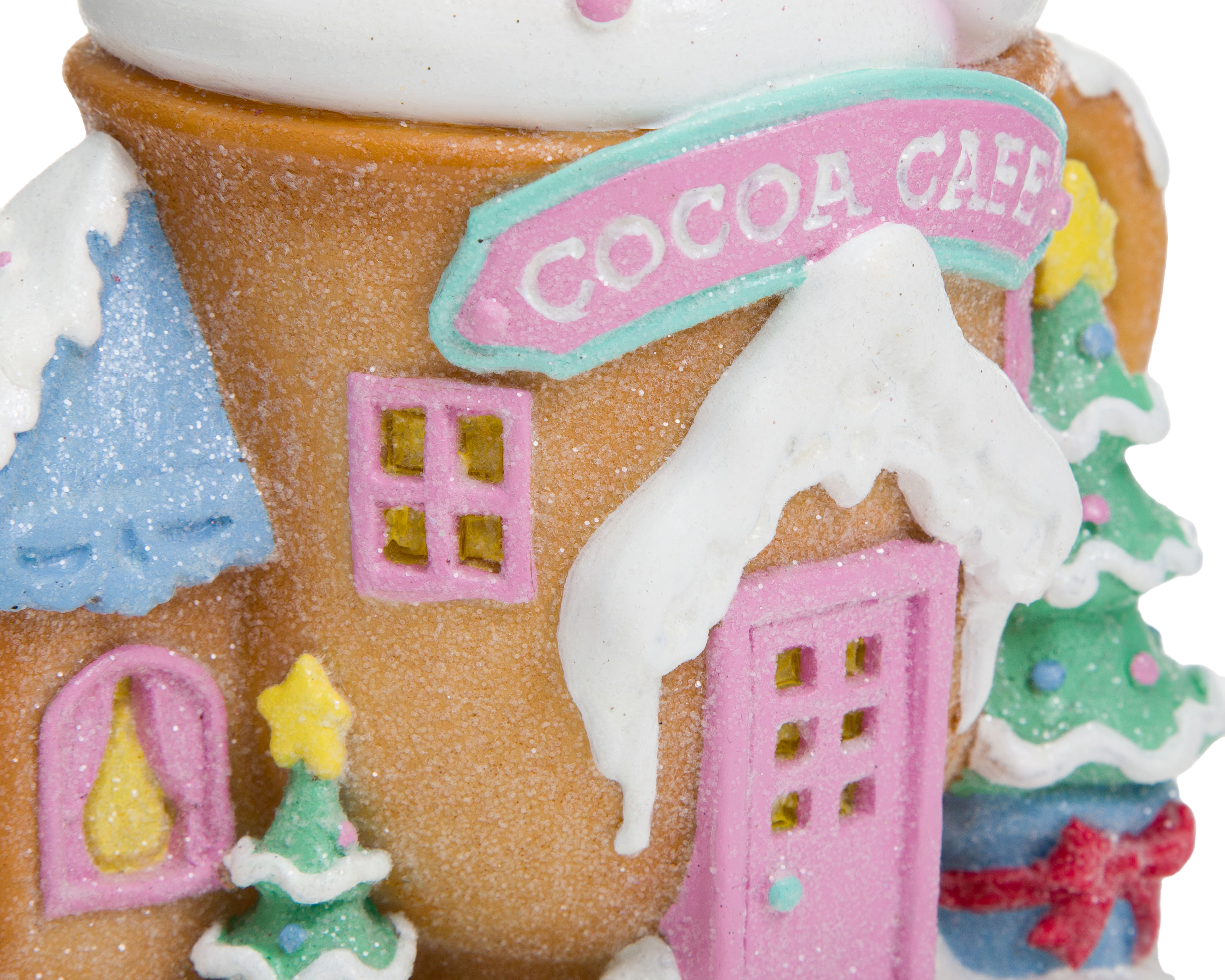 Foto 4 | Foto 4 | Escultura Decorativa de Casa de Navidad Fantasy House de Resina