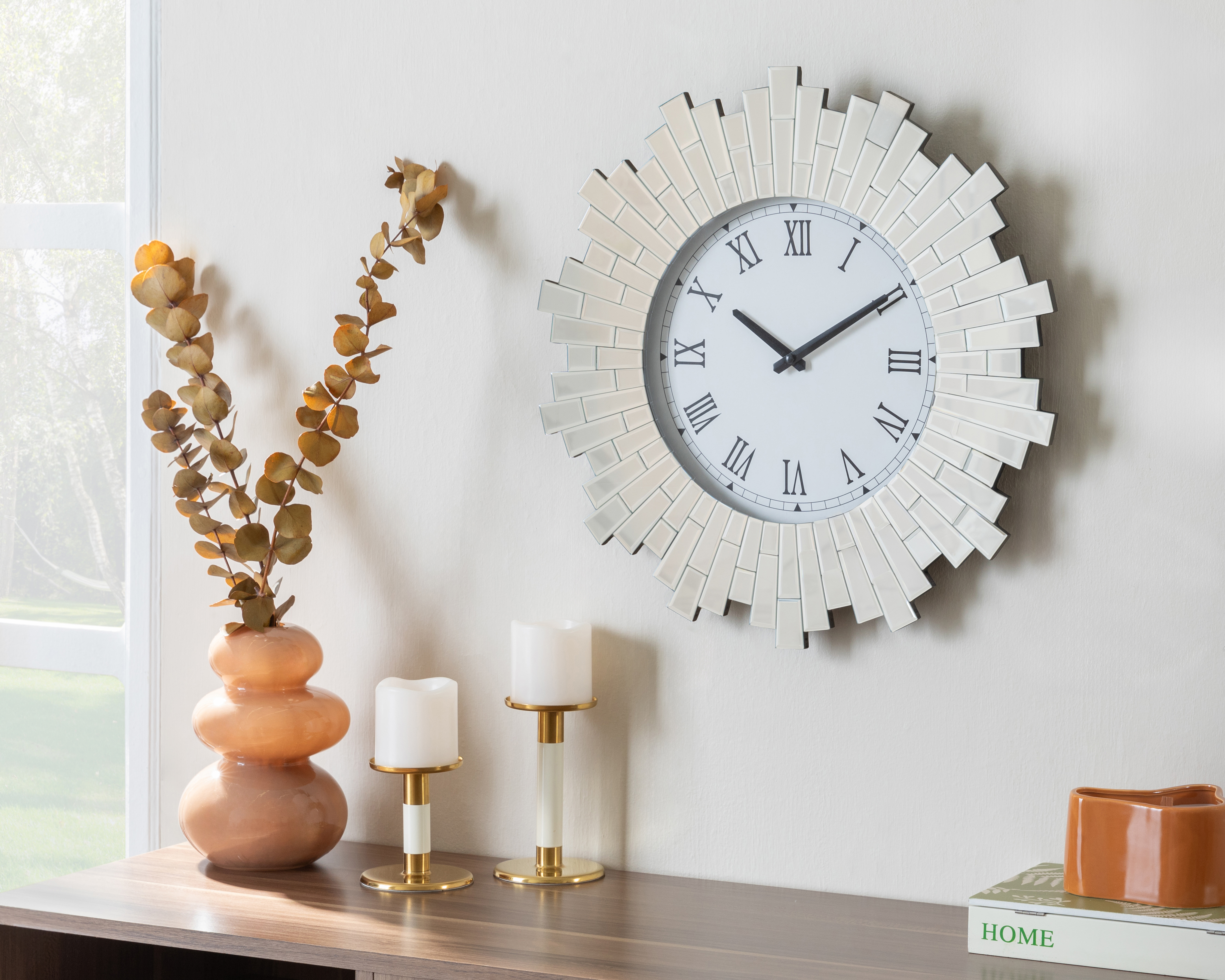 Reloj de Pared Marhu de Vidrio