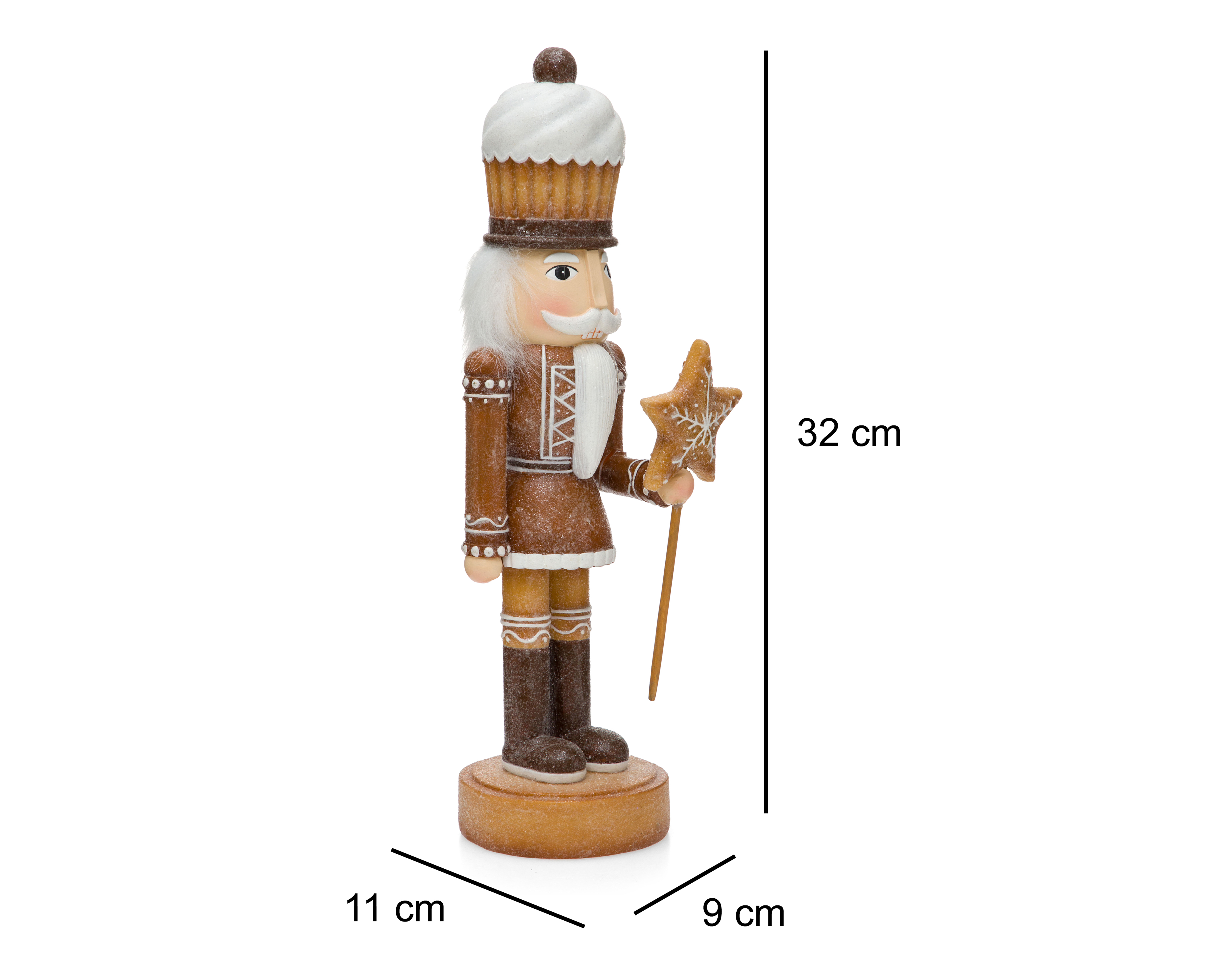 Foto 6 | Foto 6 | Figura Decorativa Cascanueces de Navidad Craft Nutcracker A de Resina